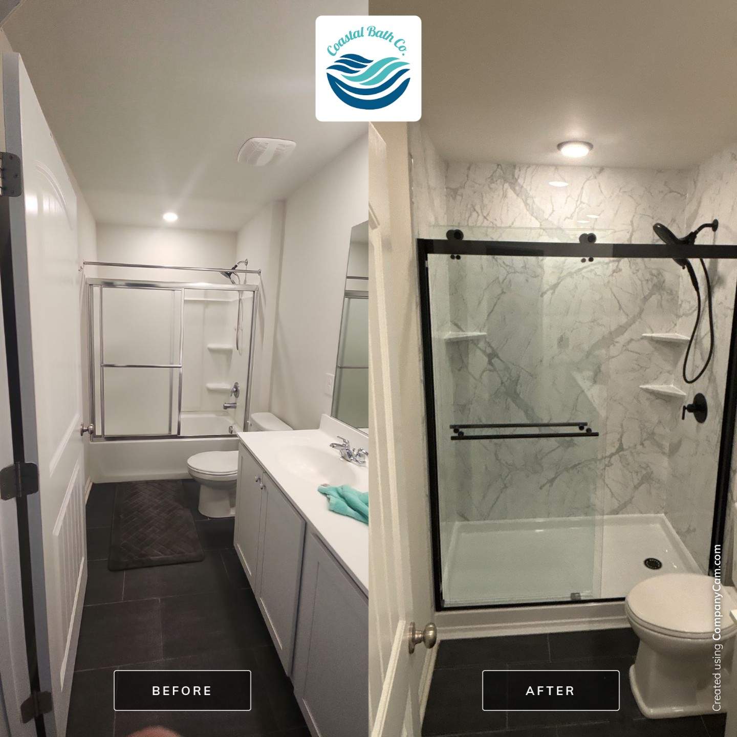 Job photos by Coastal Bath Company