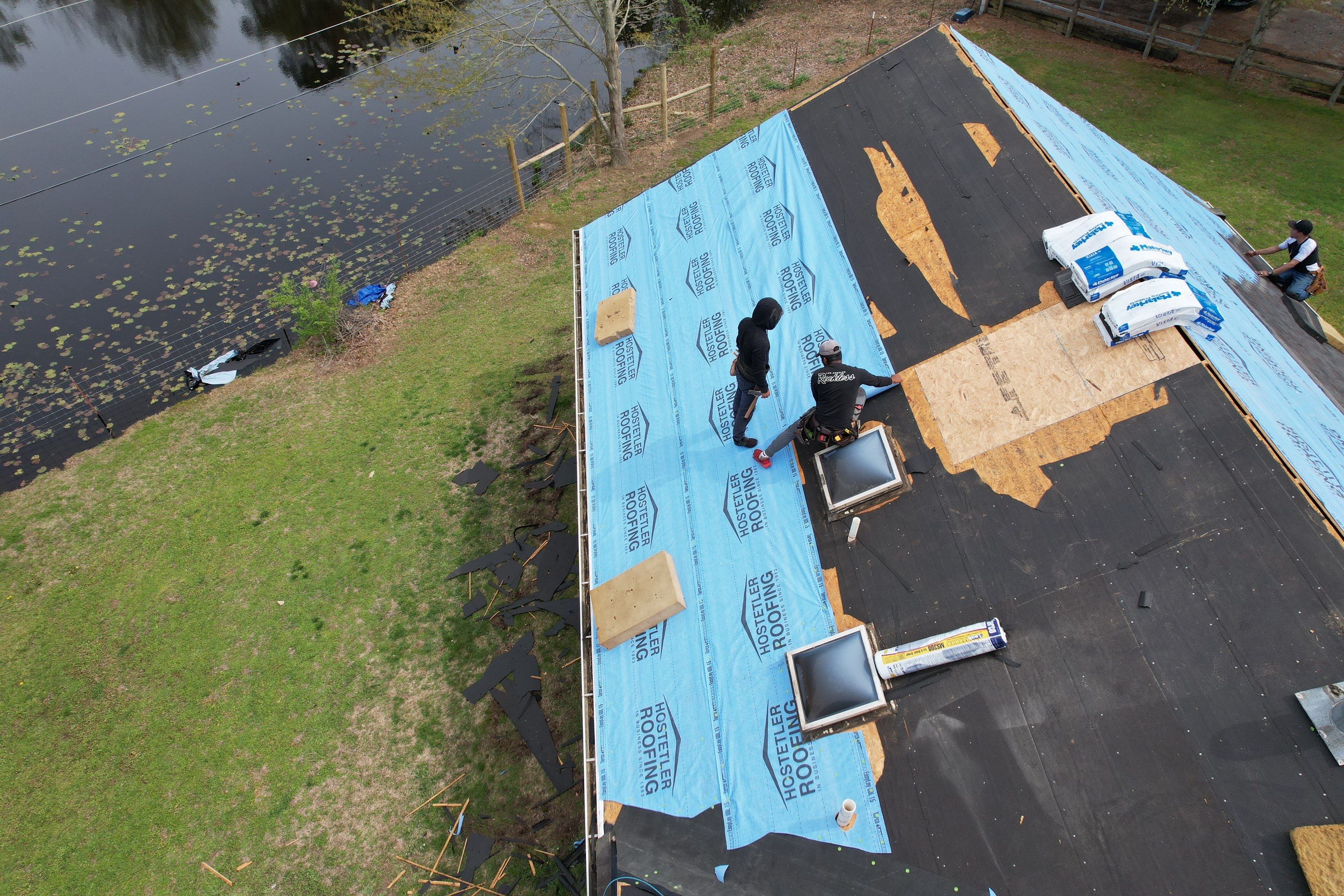 Residential Shingle Reroof using Malarkey Vista by Hostetler Roofing