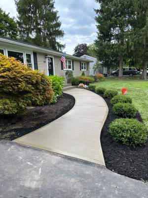 Broom Finish Walkway 