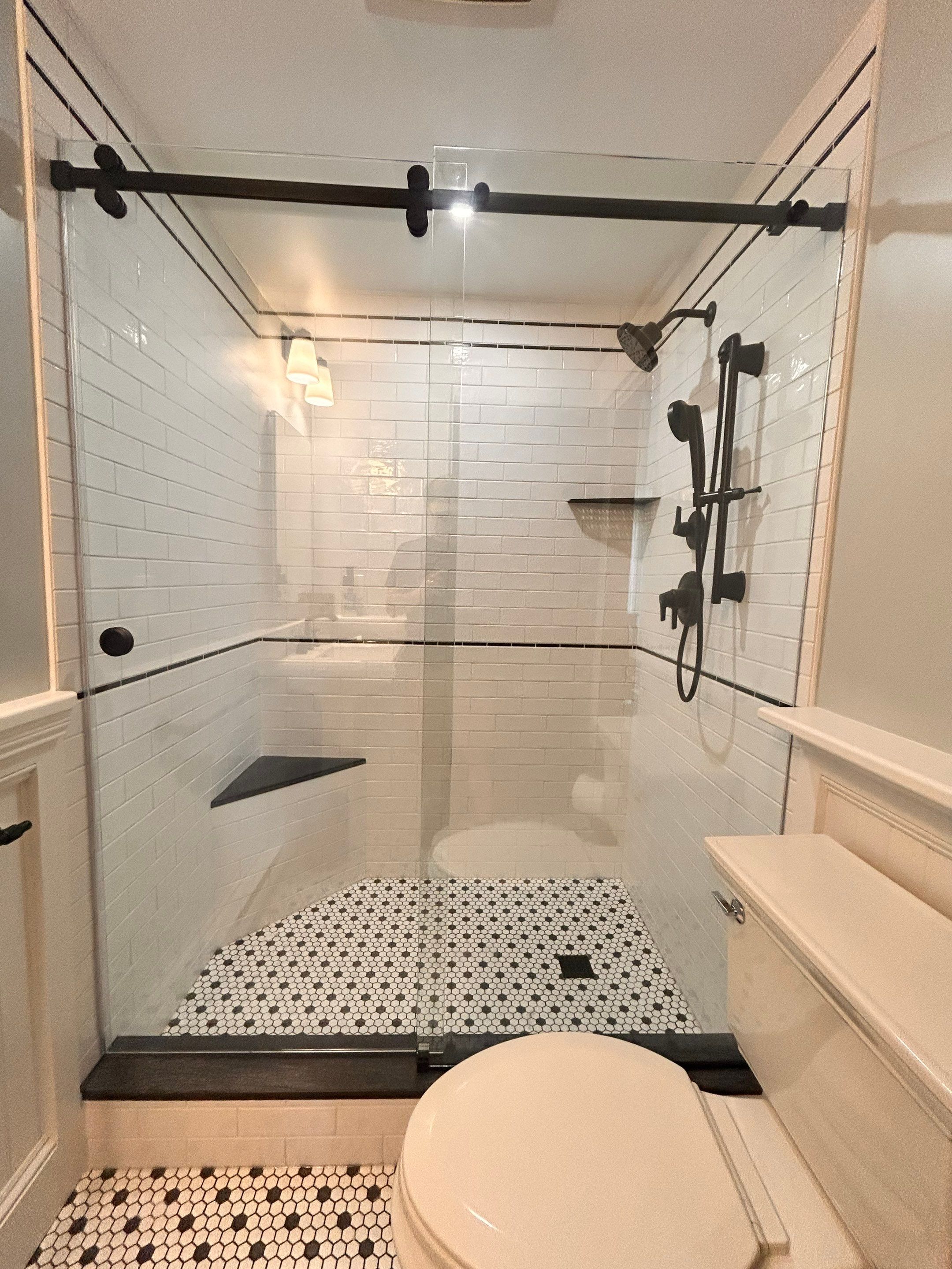 CRL Deluxe Serenity Shower using Tempered Shower Glass by Cheshire Glass Company