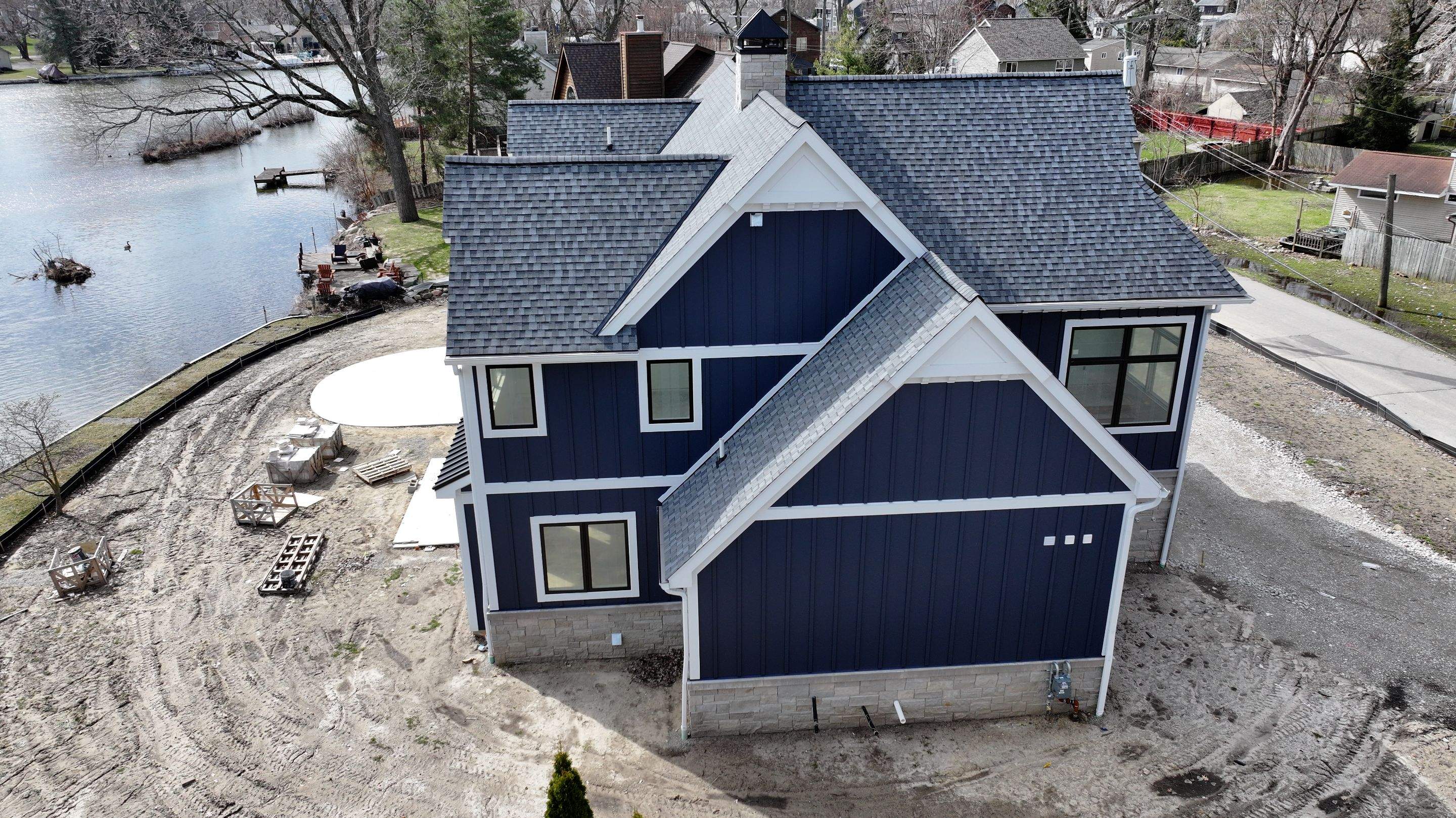 New Construction James Hardie Siding Installation by Bloomfield Construction & Restoration