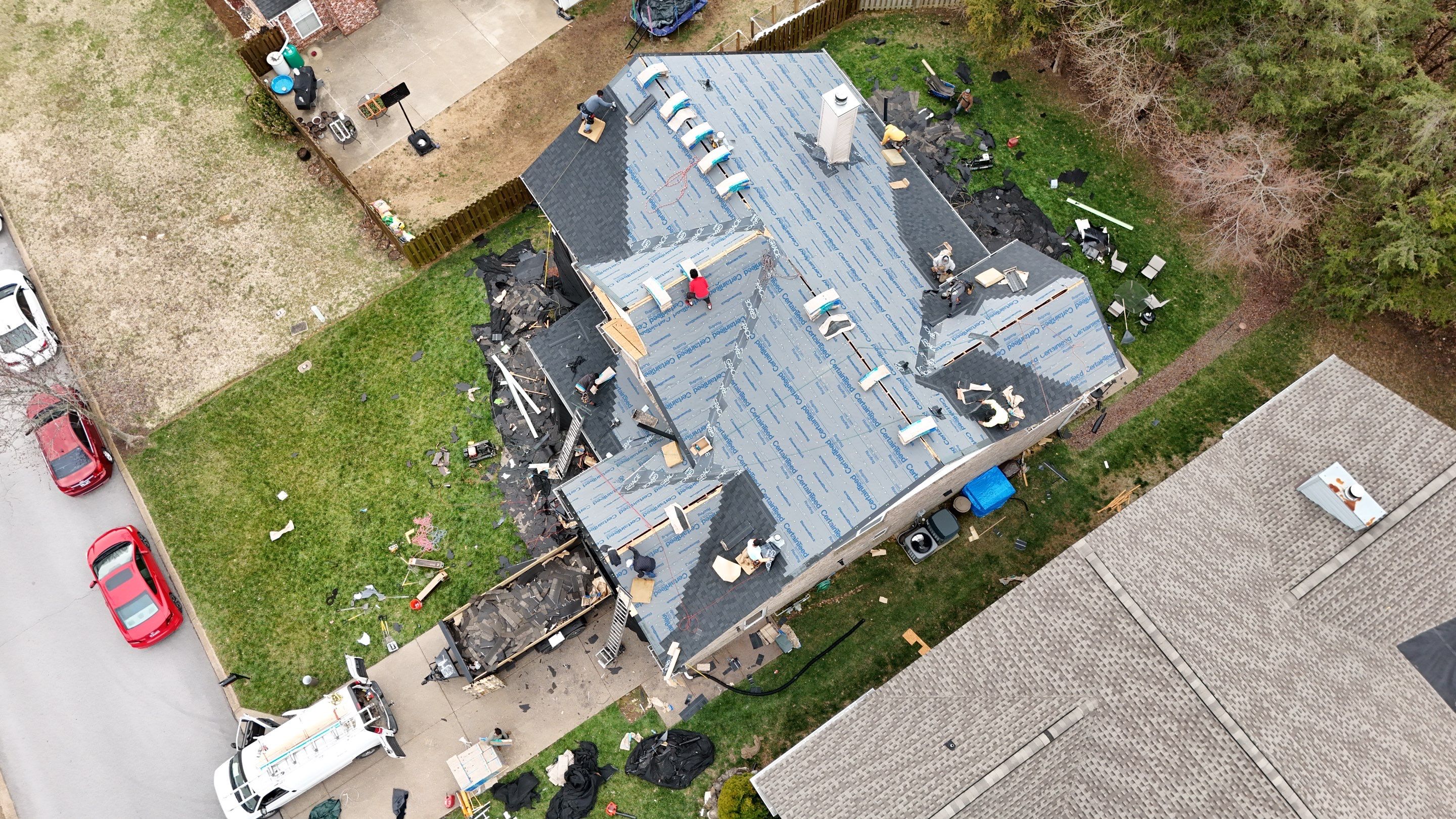 Charcoal Black Re-Roof by Royal House LLC