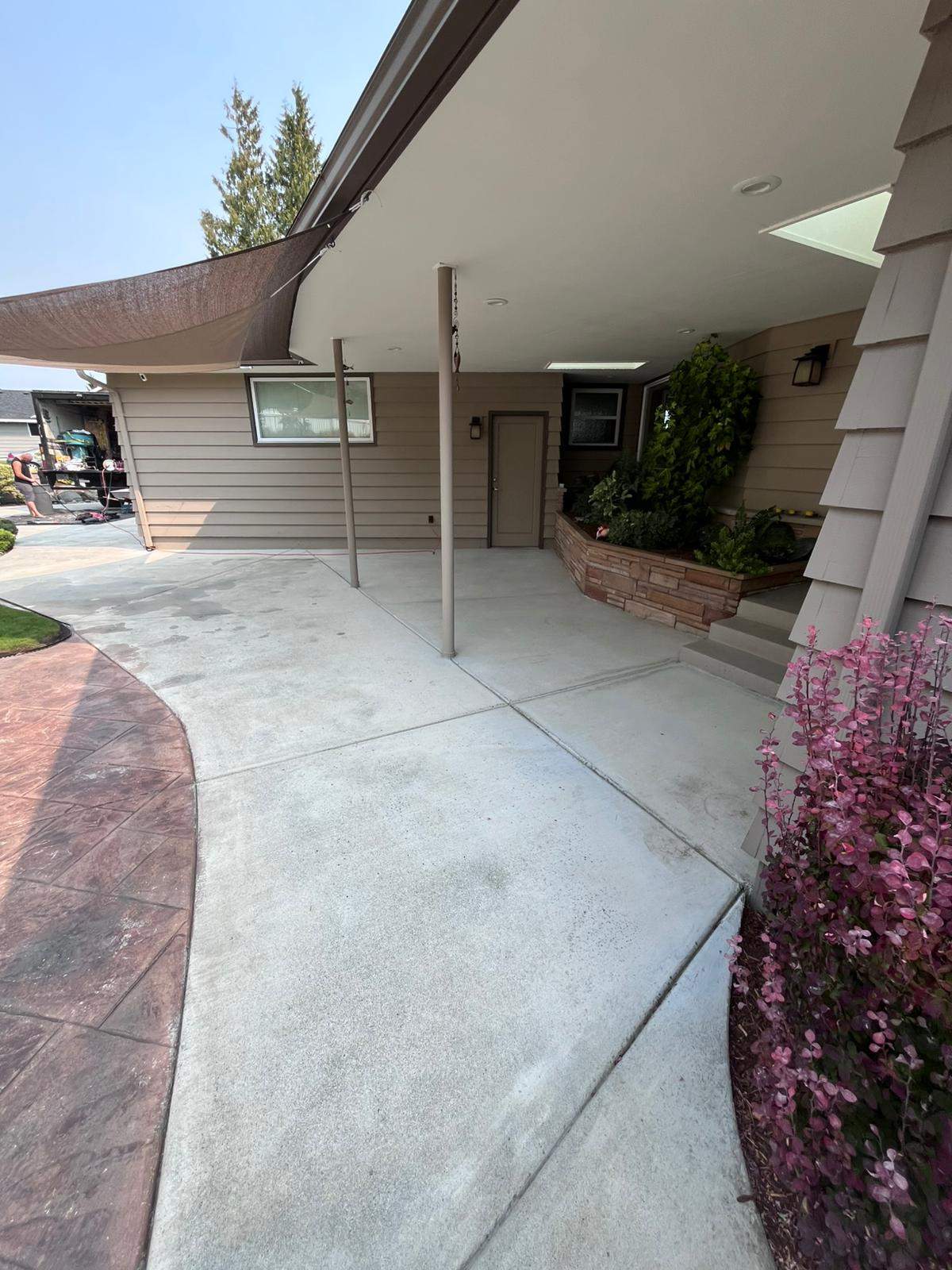 Timeless Charm Patio in Sistine Chapel by Concrete Coating Experts Inc.