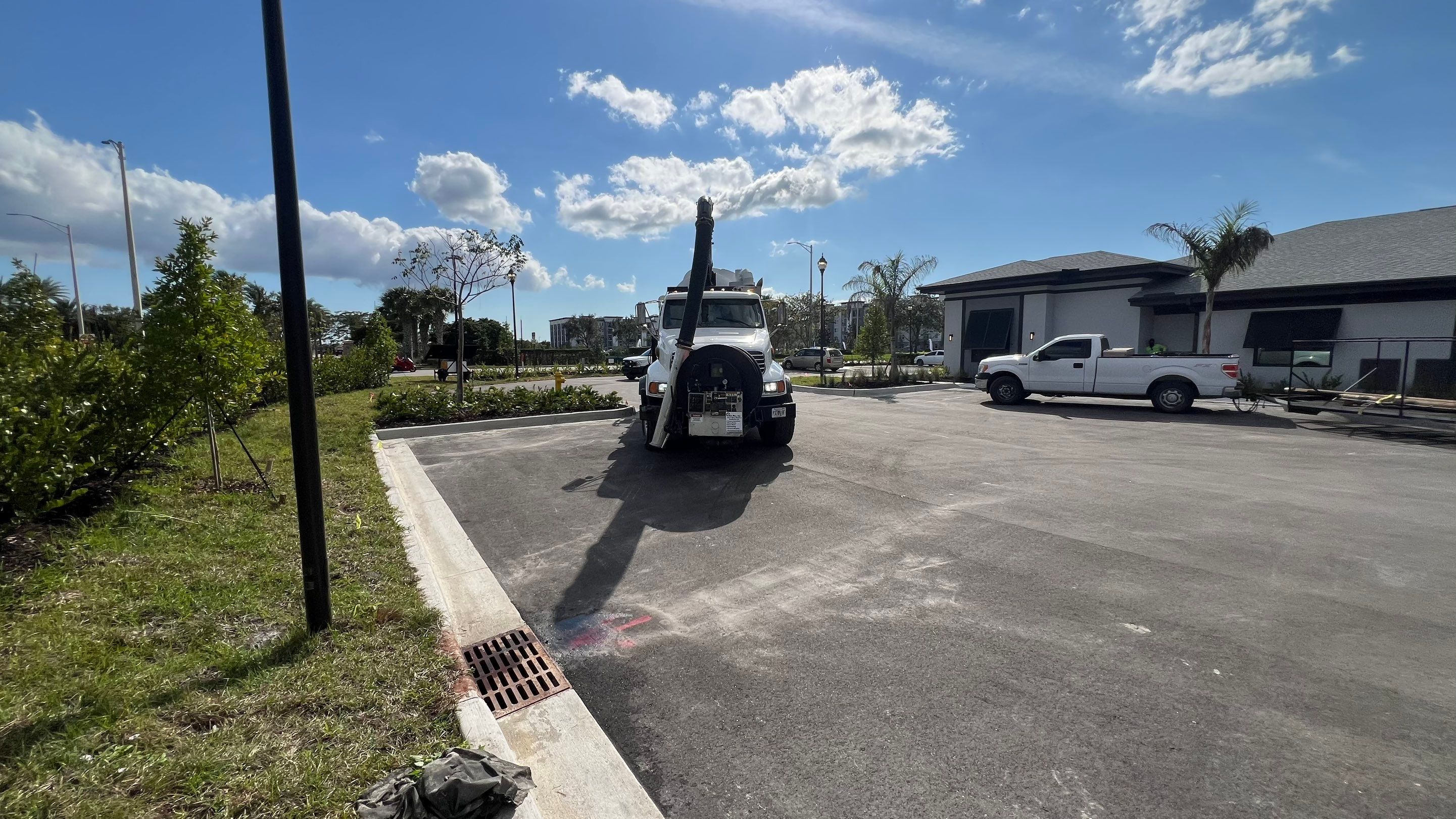 New Construction Stormwater Catch Basin Cleaning by Don Mar, Inc. Storm Water Solutions