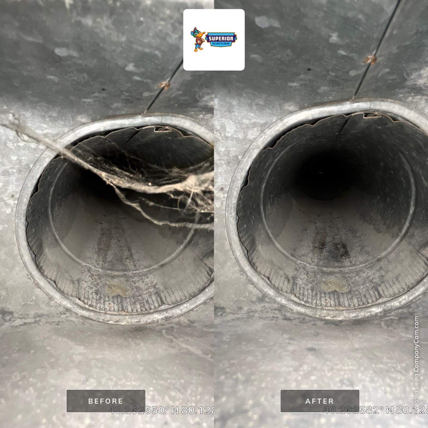 Air Duct Cleaning With a Vacuum Truck in Canonsburg, PA by Superior Air Duct Cleaning