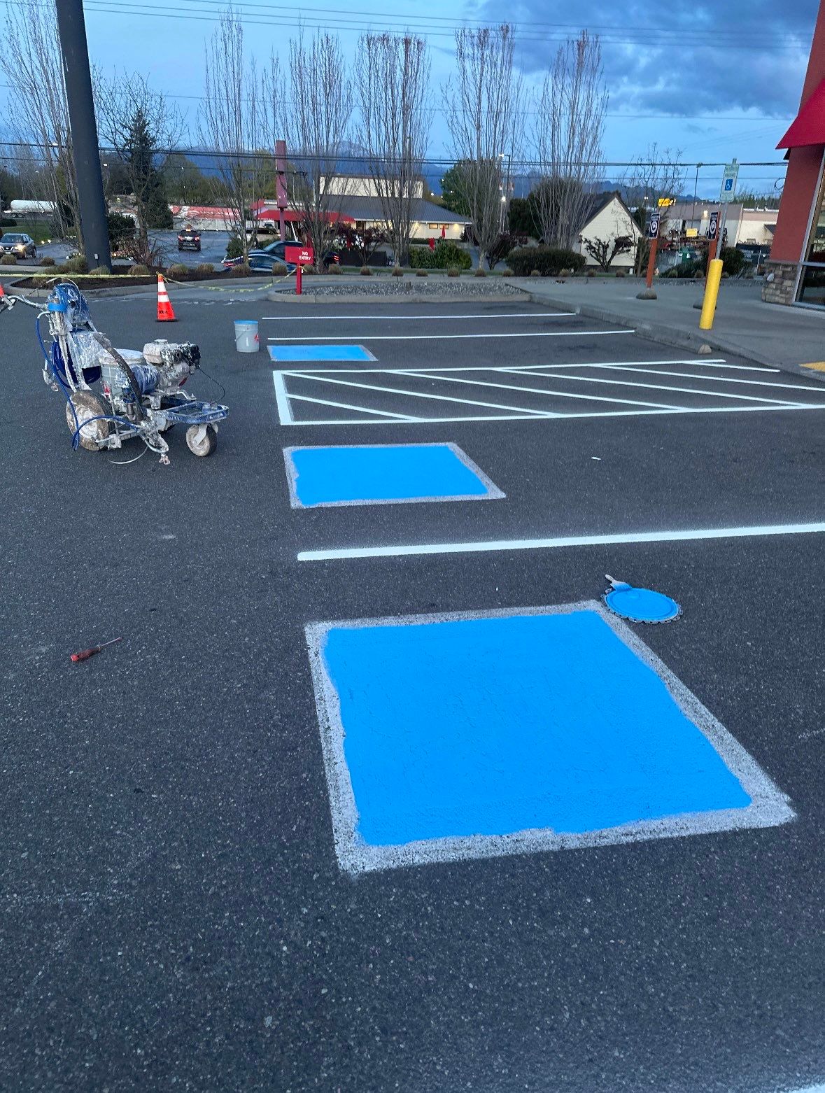 Panda Express | Striping  by Jireh Asphalt & Concrete Inc 