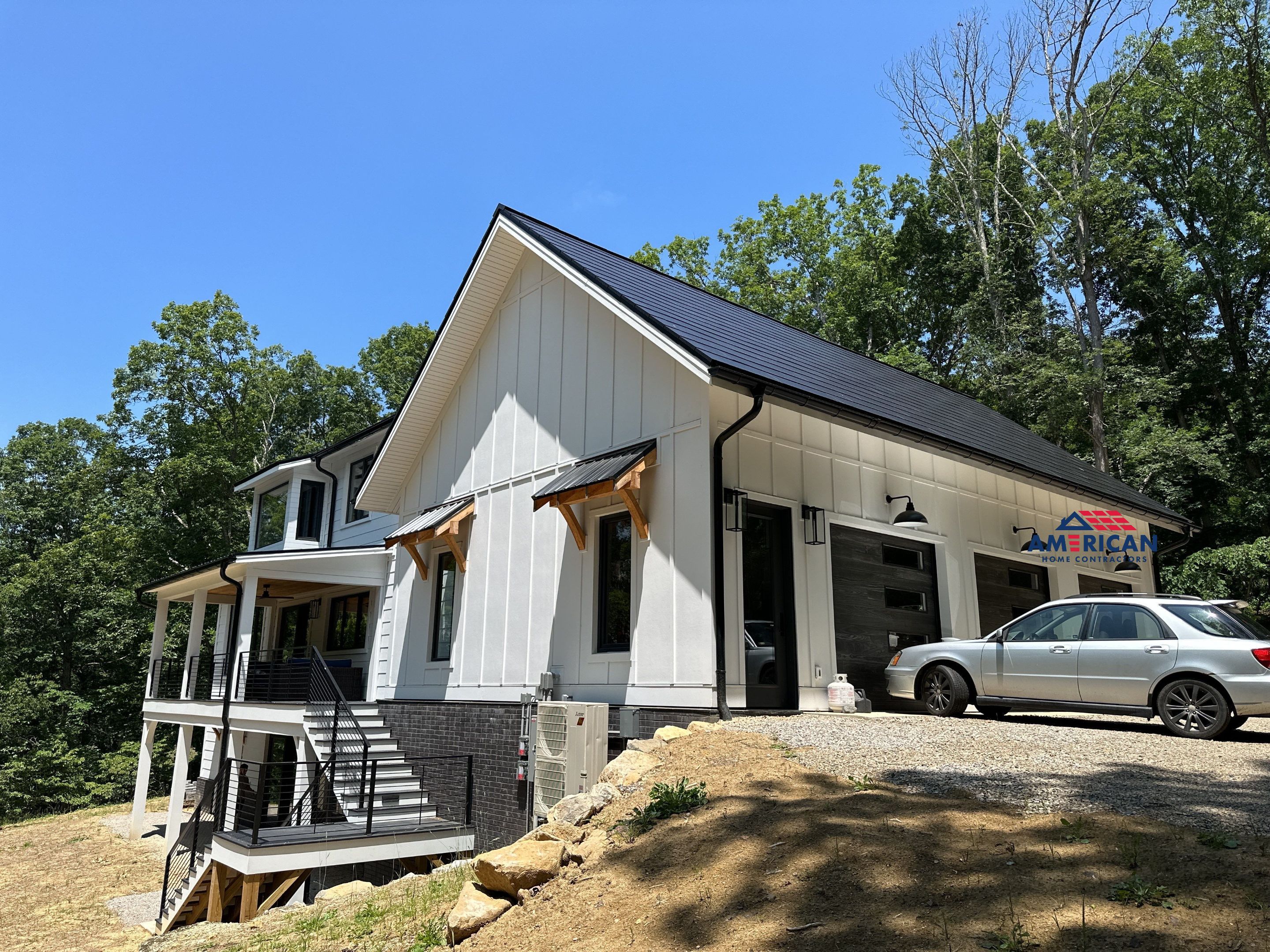 New Construction with Tesla Solar Roof + Powerwall by American Home Contractors