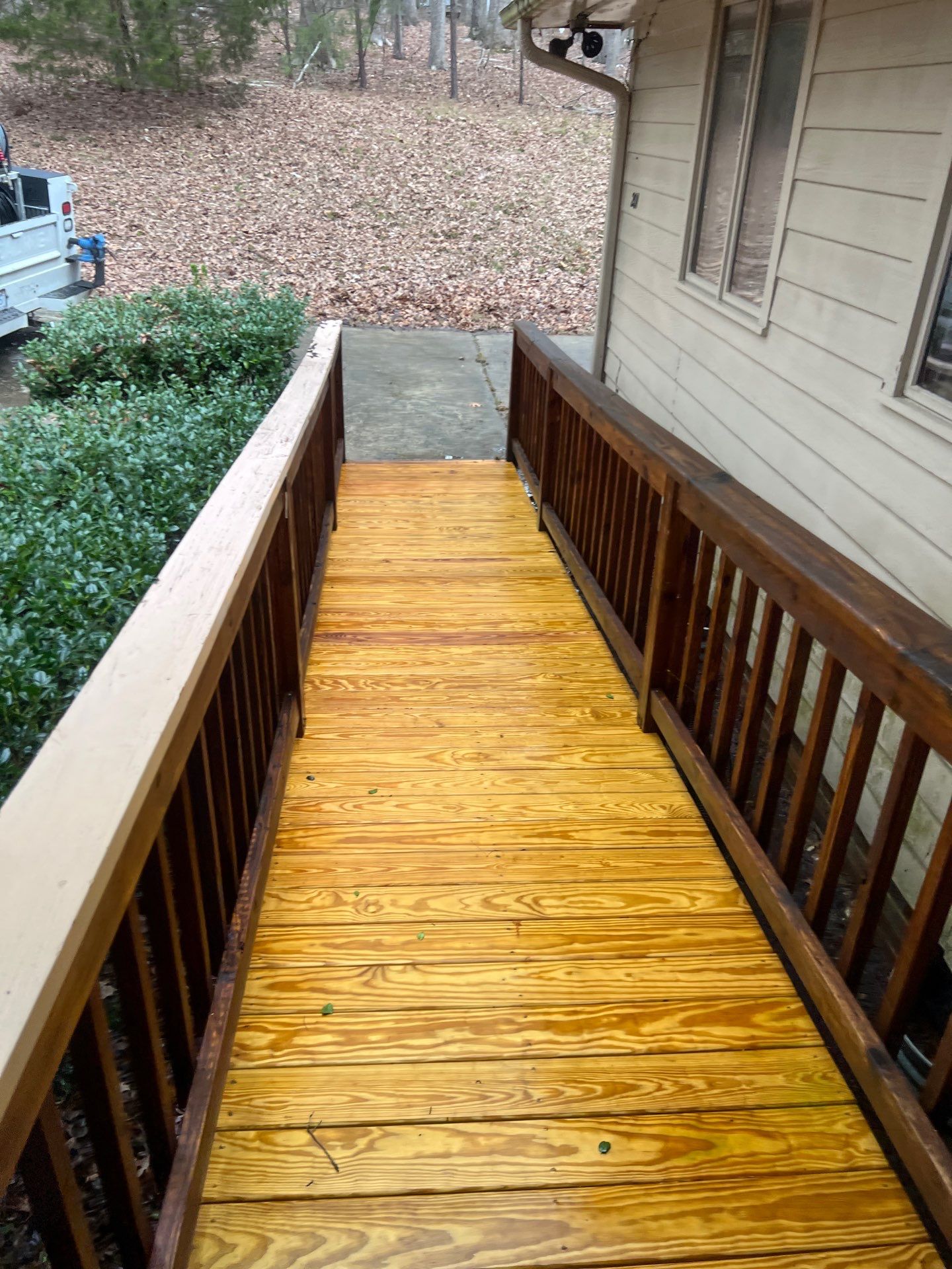 Weathered Deck using Wood Sealant by DuraSeal