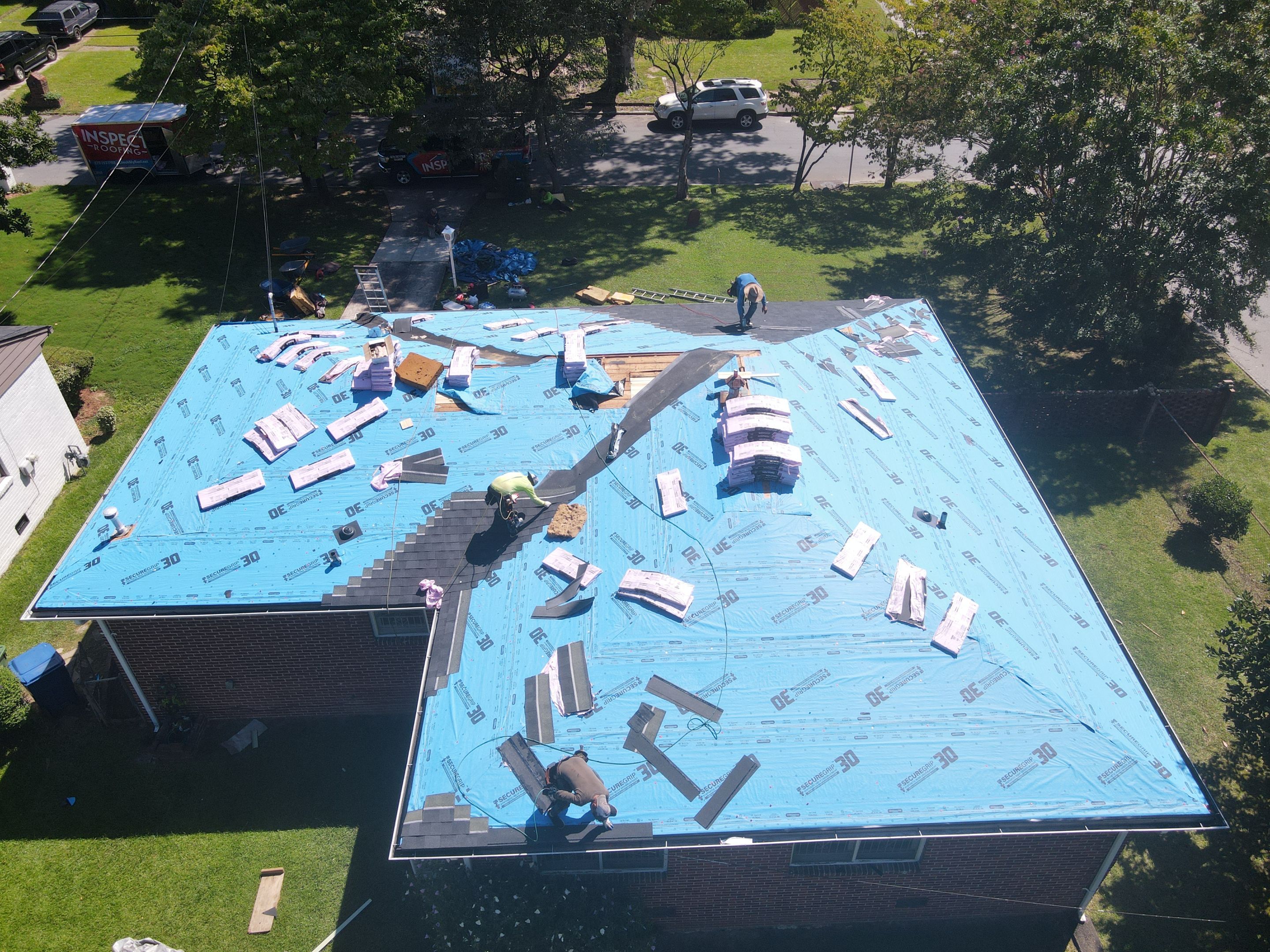 Residential Roofing Installation using Owens Corning by Inspector Roofing and Restoration