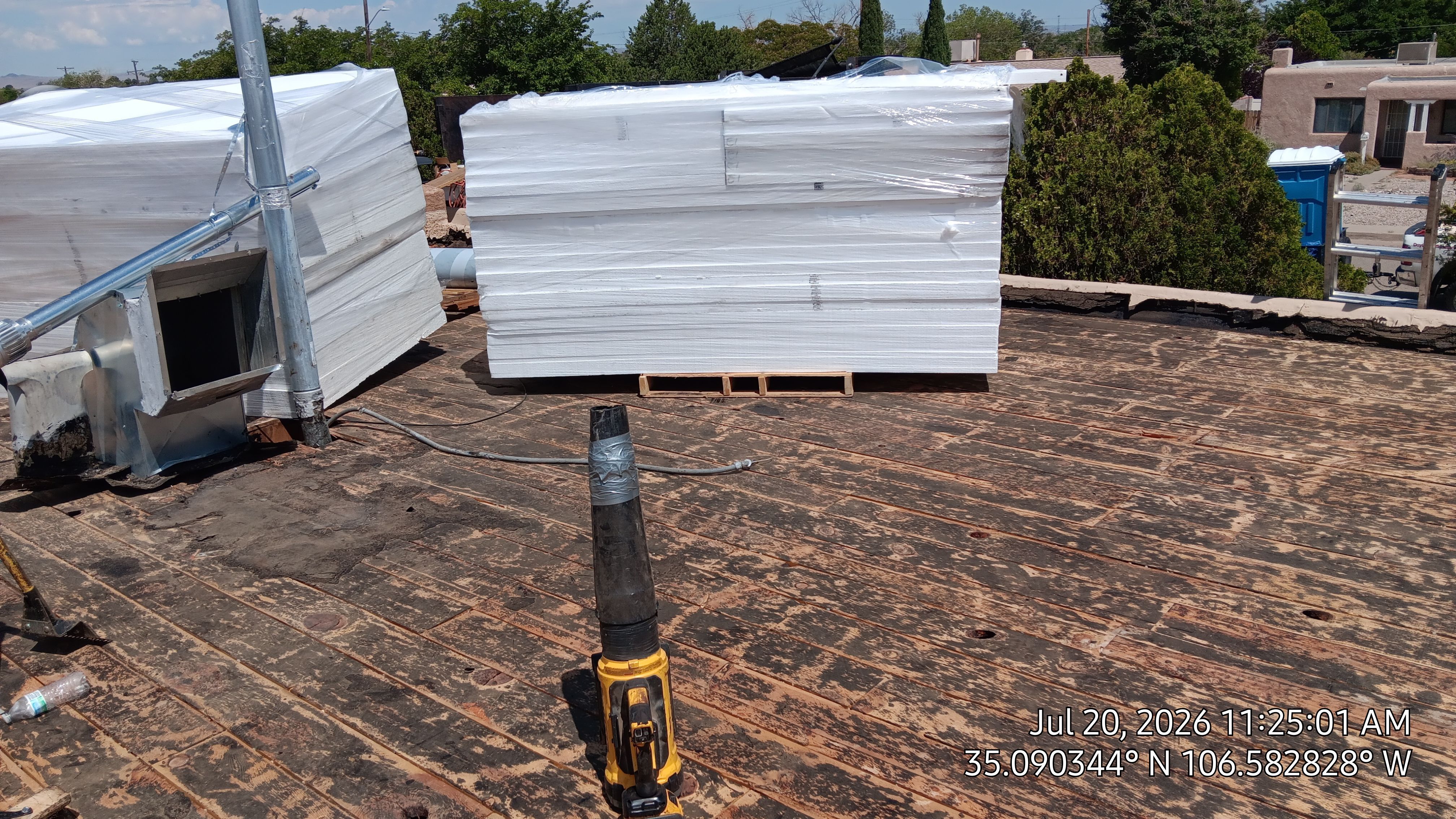 Albuquerque TPO Roof Replacement With EPS Taper slope by Doyle Roof Masters Inc