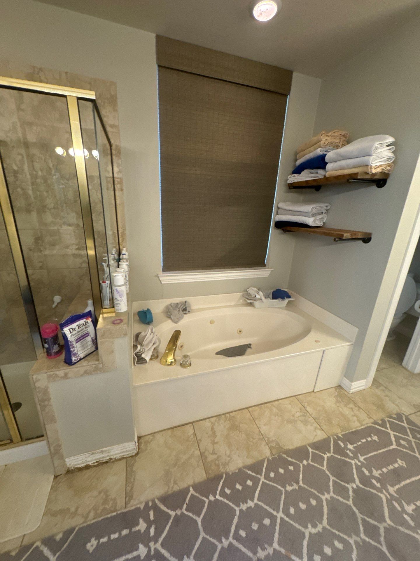 Flower Mound Master Bath Reno by Fine Line Flooring Inc.