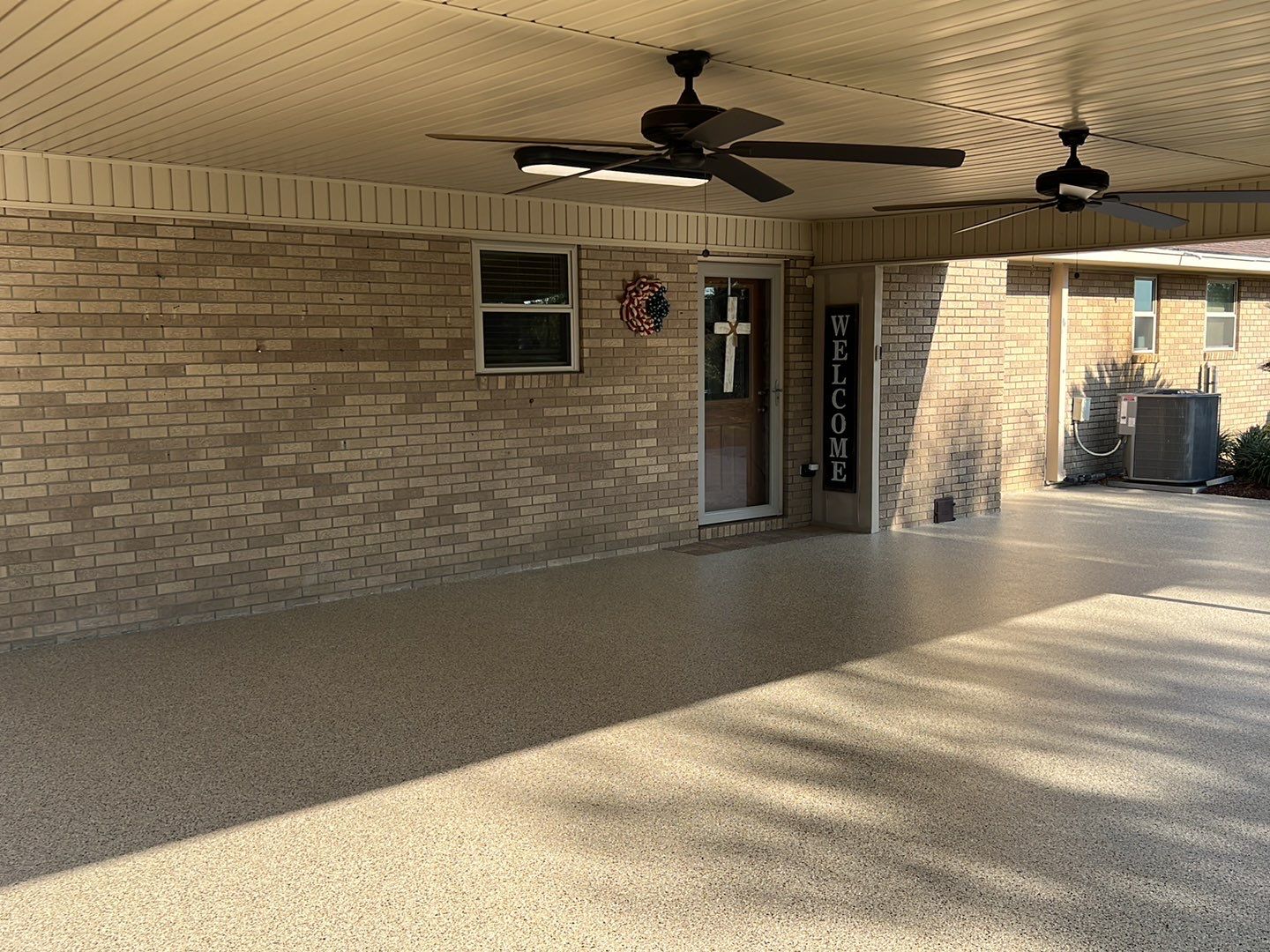 Carlton's Carport Makeover by Deese Elite Concrete Coatings