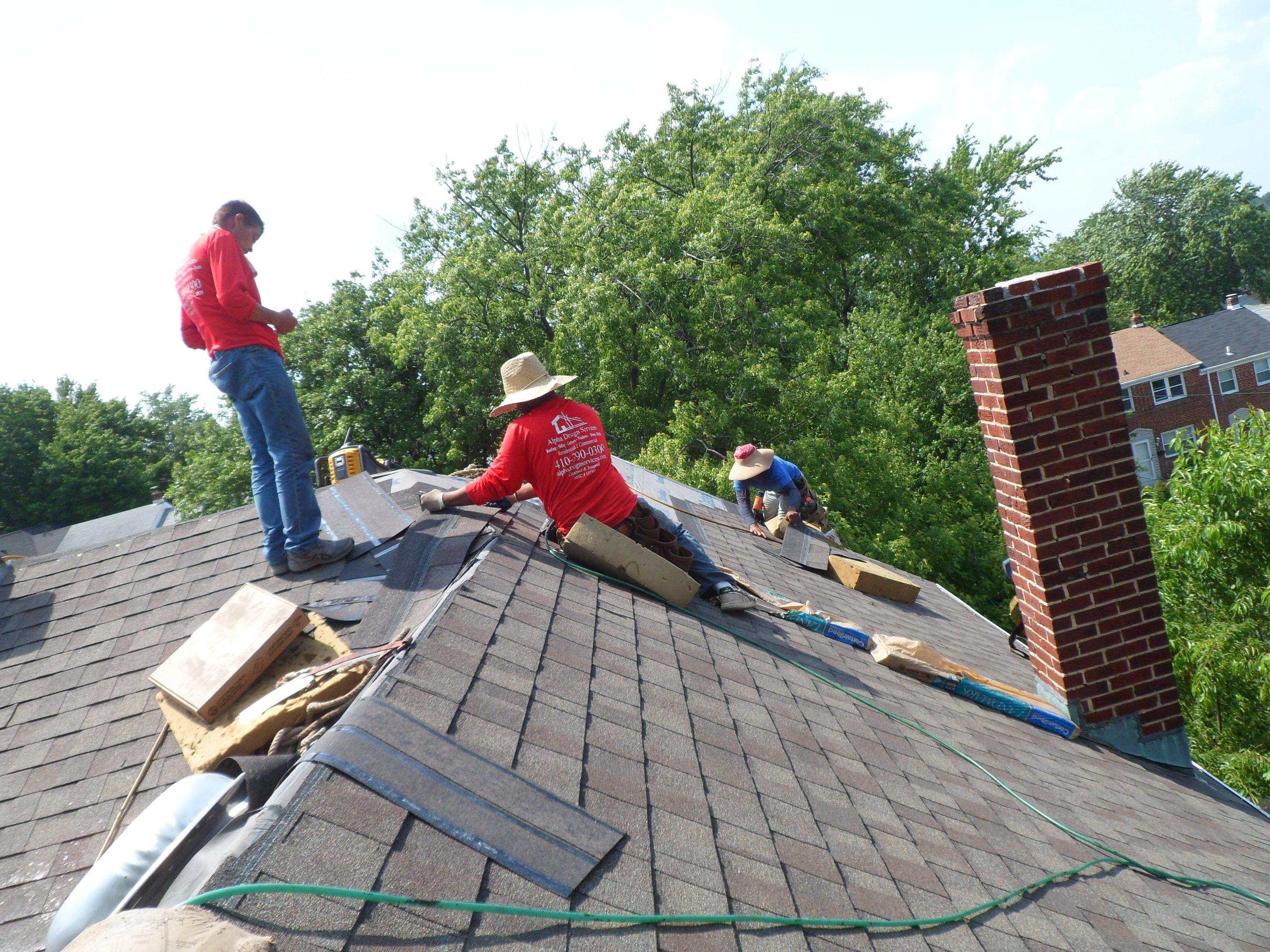 Residential Roofing Installation using Landmark Pro  by Alpha Design Services