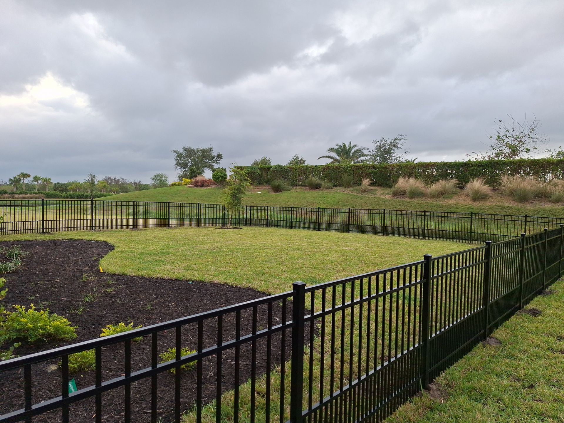 Aluminum Fence Installation using 4ft 3 Rail Black Aluminum Fence by Asap fence and gates, LLC