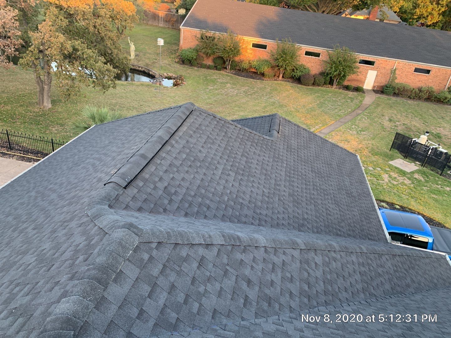 Huge Estate - Residential Roofing Installation using GAF Timberline HDZ Shingle System by First United Roofing & Construction