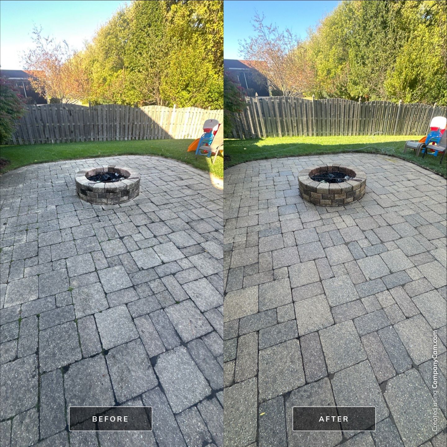 Project in Gurnee by Simmons Power & Soft Washing