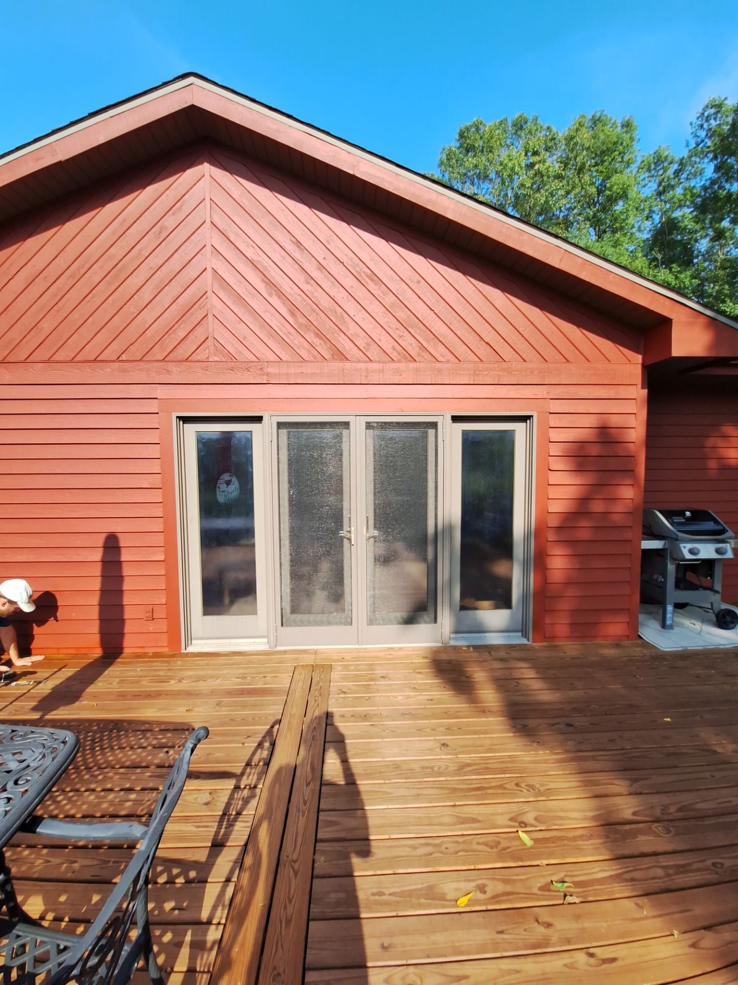 Color update with exterior staining and painting by Gordon Painting