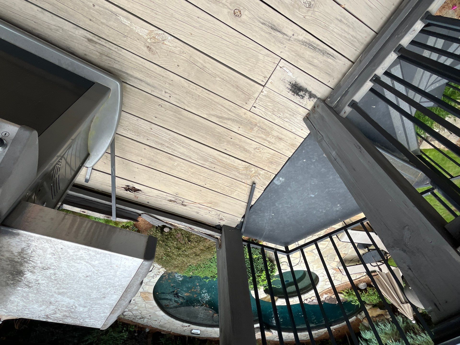 Deck Build using Pressure Treated Pine with Timbertech Deck Lighting by Nelson Exteriors 