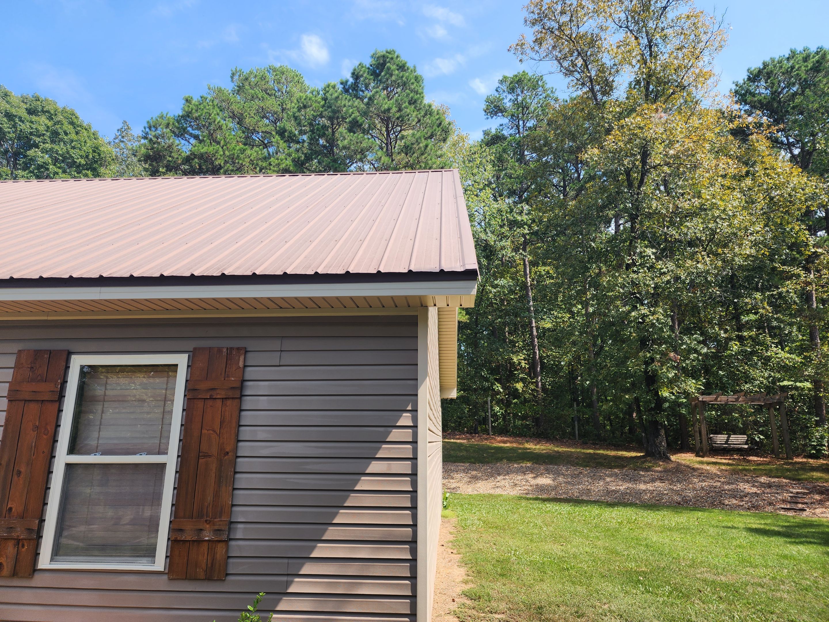 Residential Metal Roof Replacement using Reed's Metals: 26 GA. Standing Seam: Charcoal Grey by Hostetler Roofing