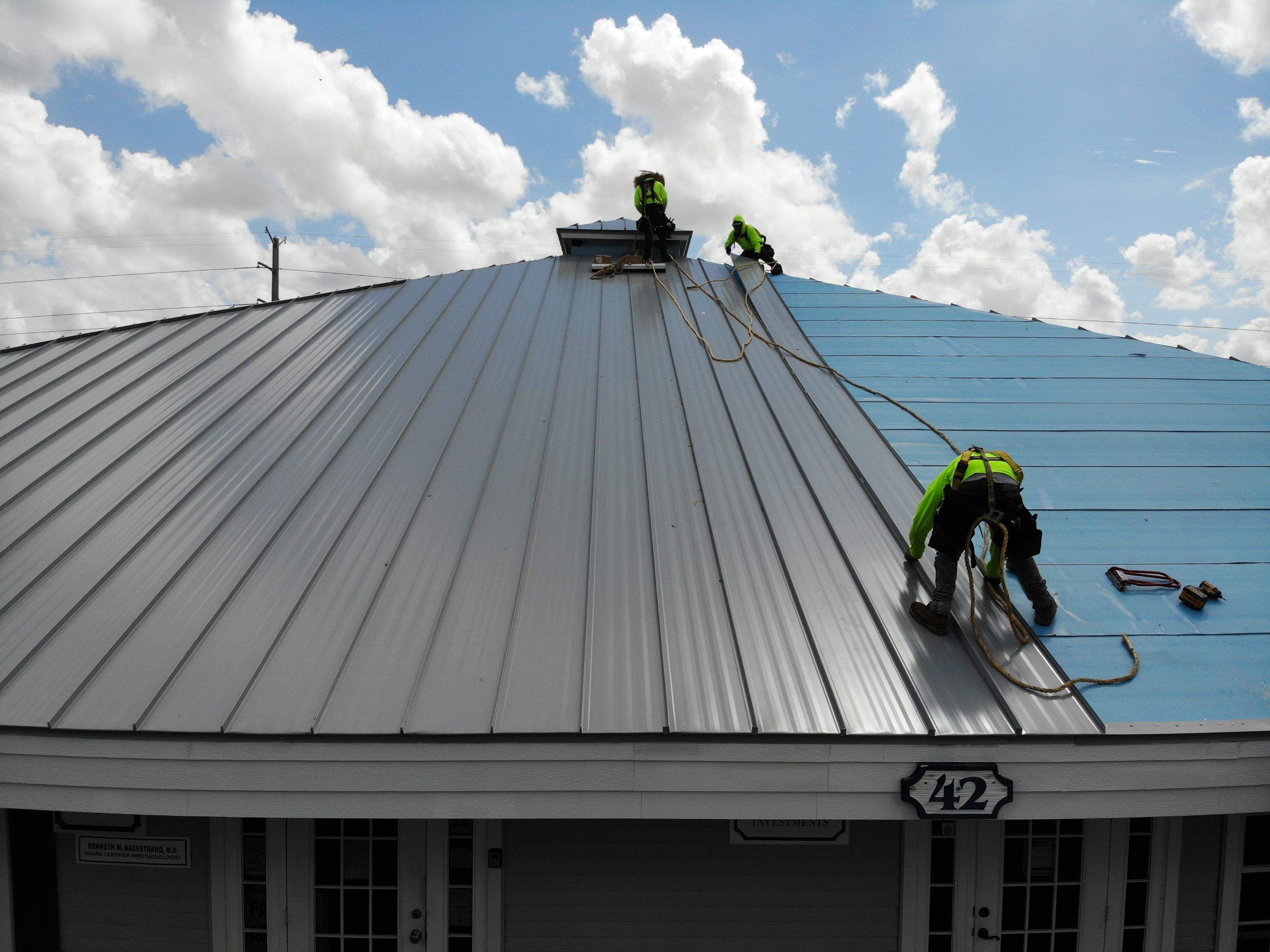 Commercial Standing Seam Metal Replacement in Fort Myers, FL by International Roofing