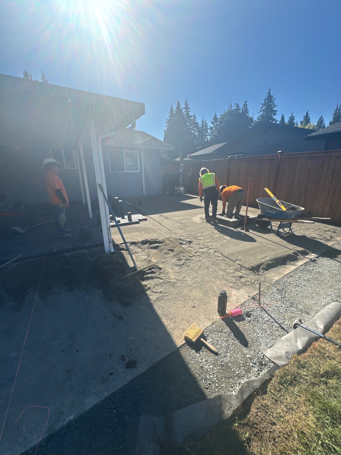 Connie G. Pavers Patio and Gravel Driveway by Jireh Asphalt & Concrete Inc 