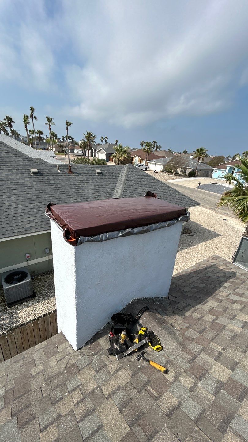 Chimney Cap & Chase Replacement using Galvanized Chimney Cap & Chase by Lighthouse Roofing