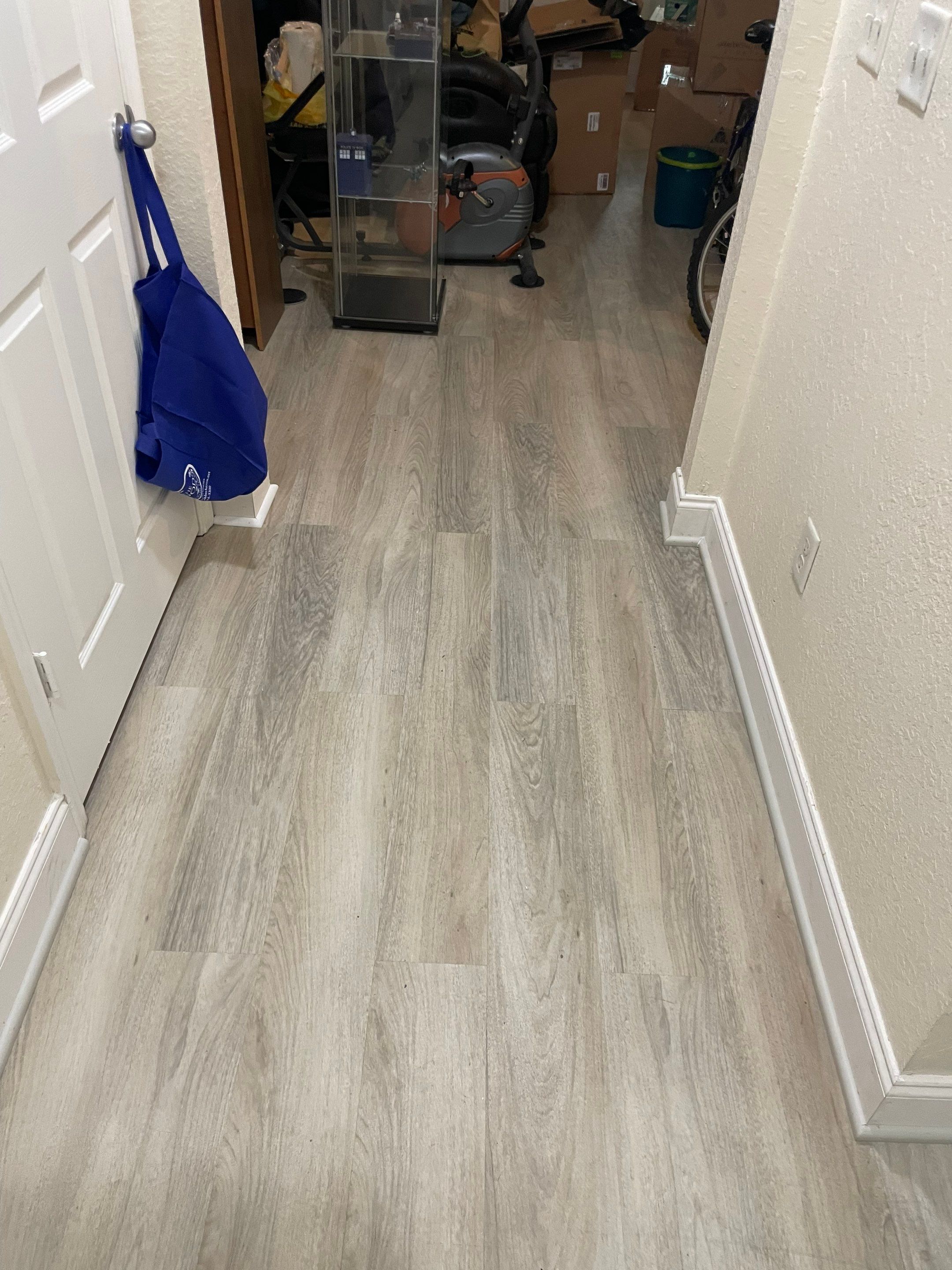 Home Remodel using LVP Flooring and Cabinets by HandyMangum