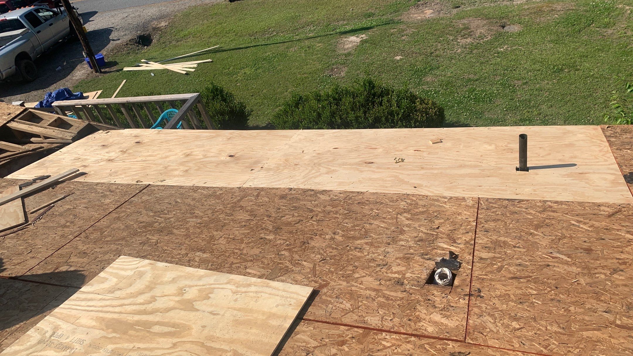 Storm Restoration Reroof: 25 Year 3-Tab Shingle by Hostetler Roofing