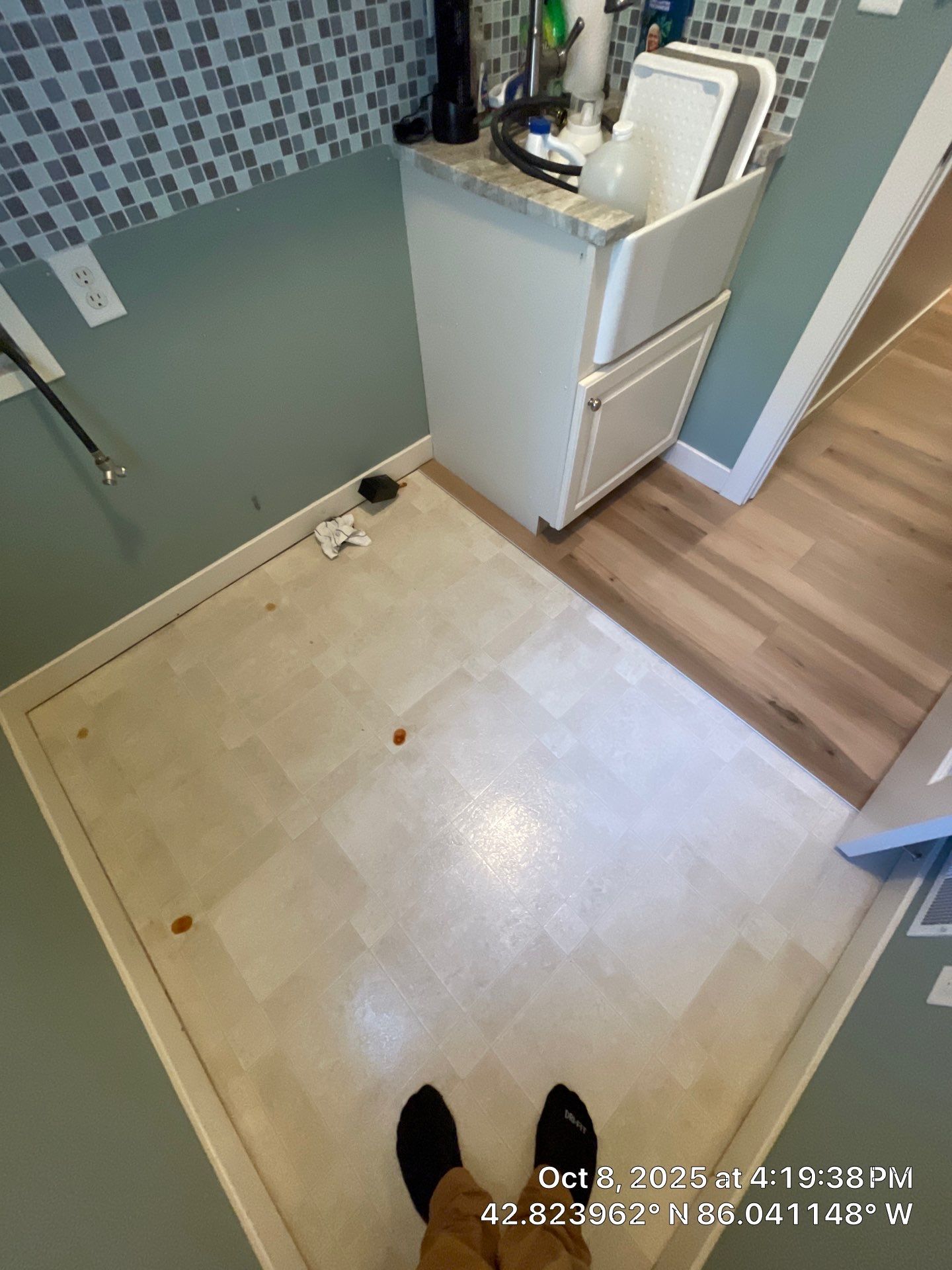 LVP Install to high traffic entry, custom threshold! by RTBaldwin Hardwood Floors