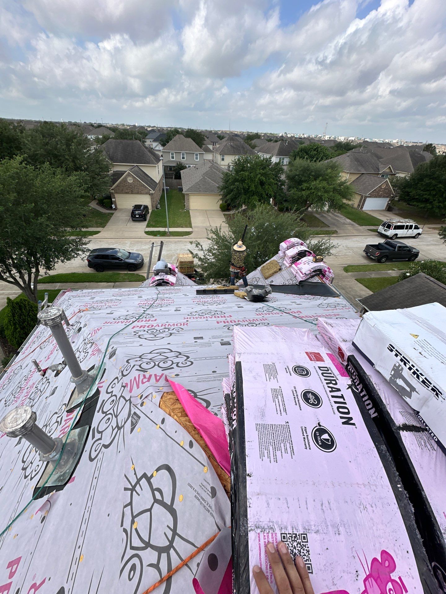 Project in Katy by Motion Roofing