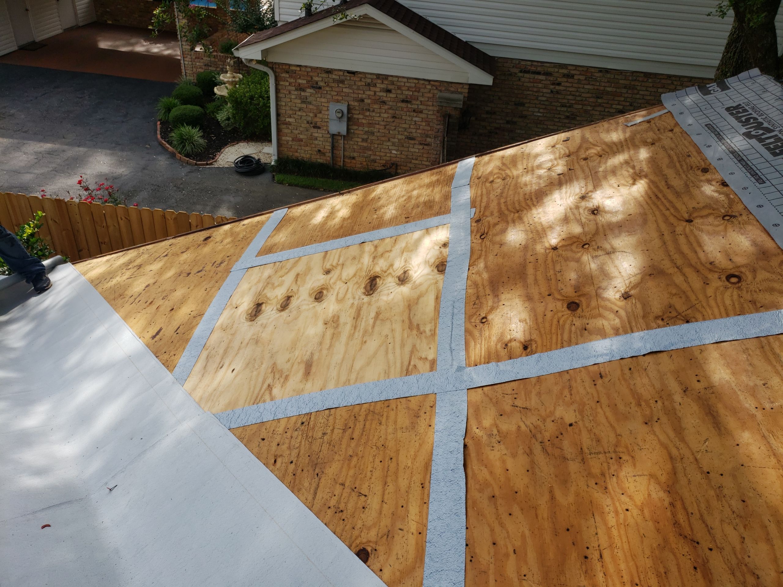 Residential Roofing Installation using Roof Replacement by American Roofing & Construction LLC