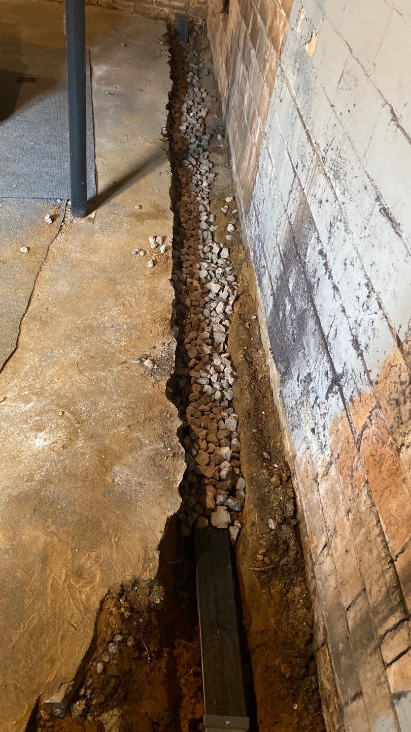 Interior Basement Waterproofing System by Toledo Basement Repair 