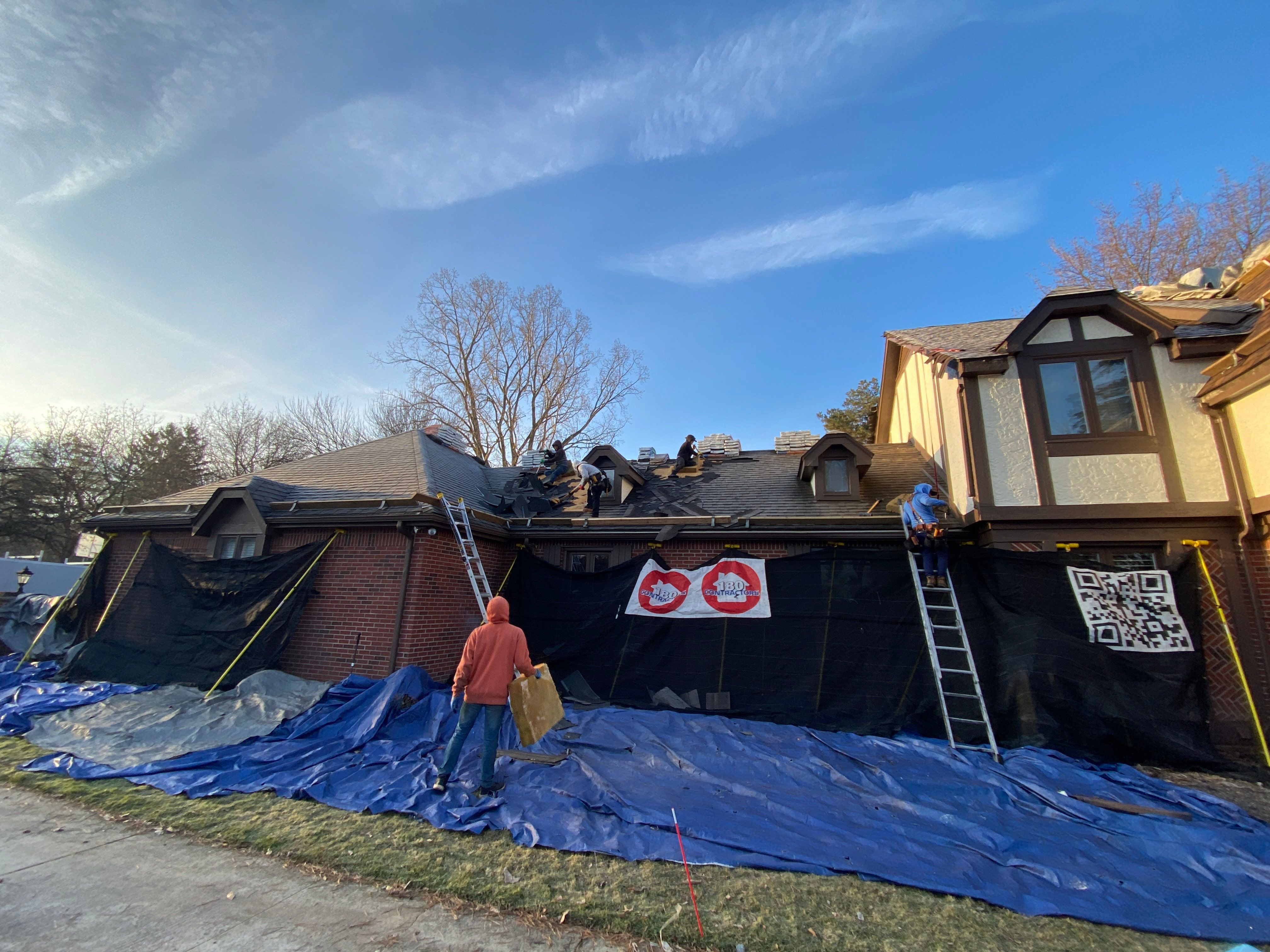 Roof Replacement using CertainTeed Landmark by 180 Contractors