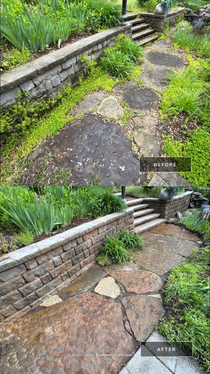 Project in Algonquin by Simmons Power & Soft Washing