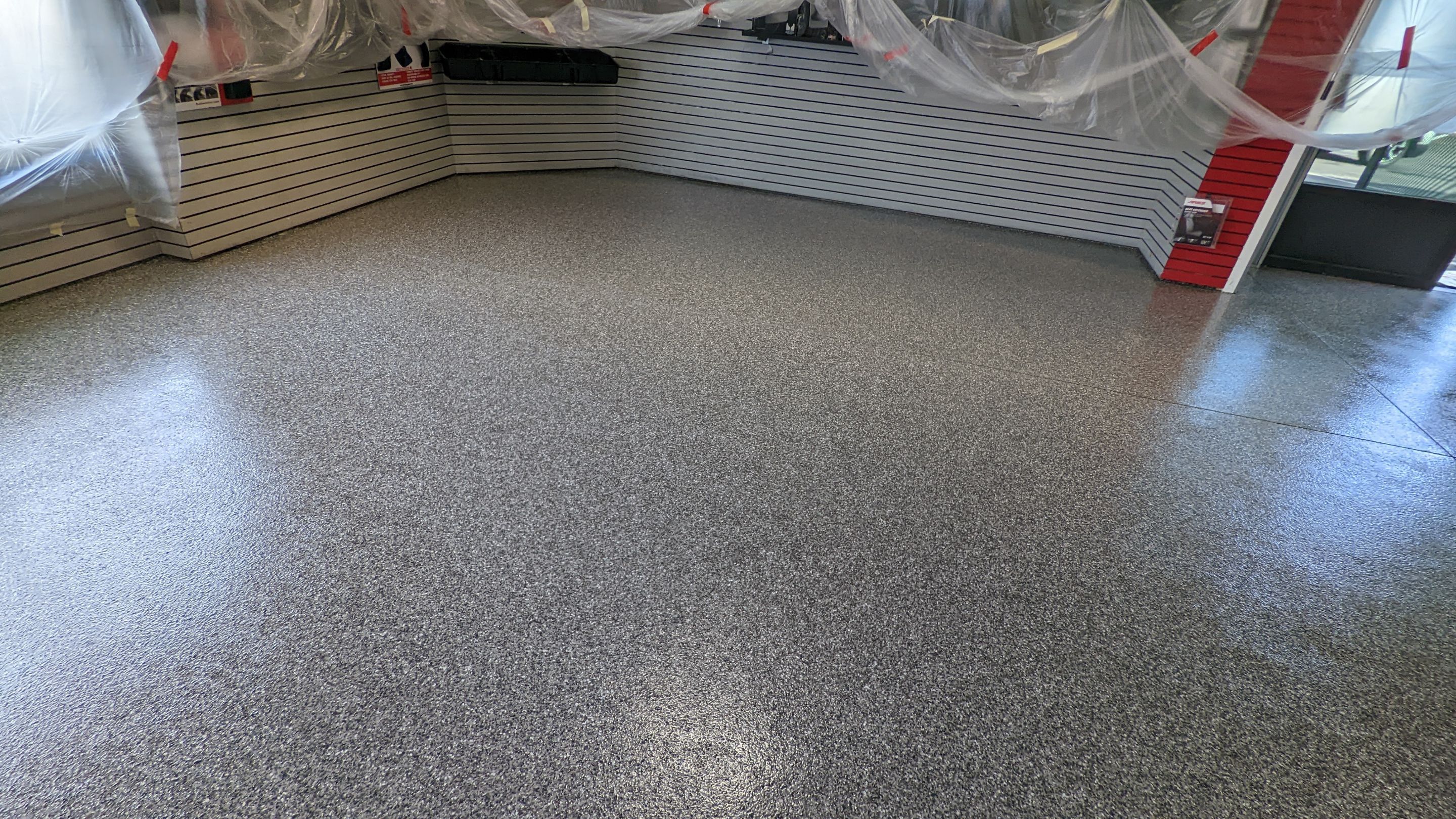 Commercial Showroom Transformation in Silvercreek by Croc Coatings, LLC