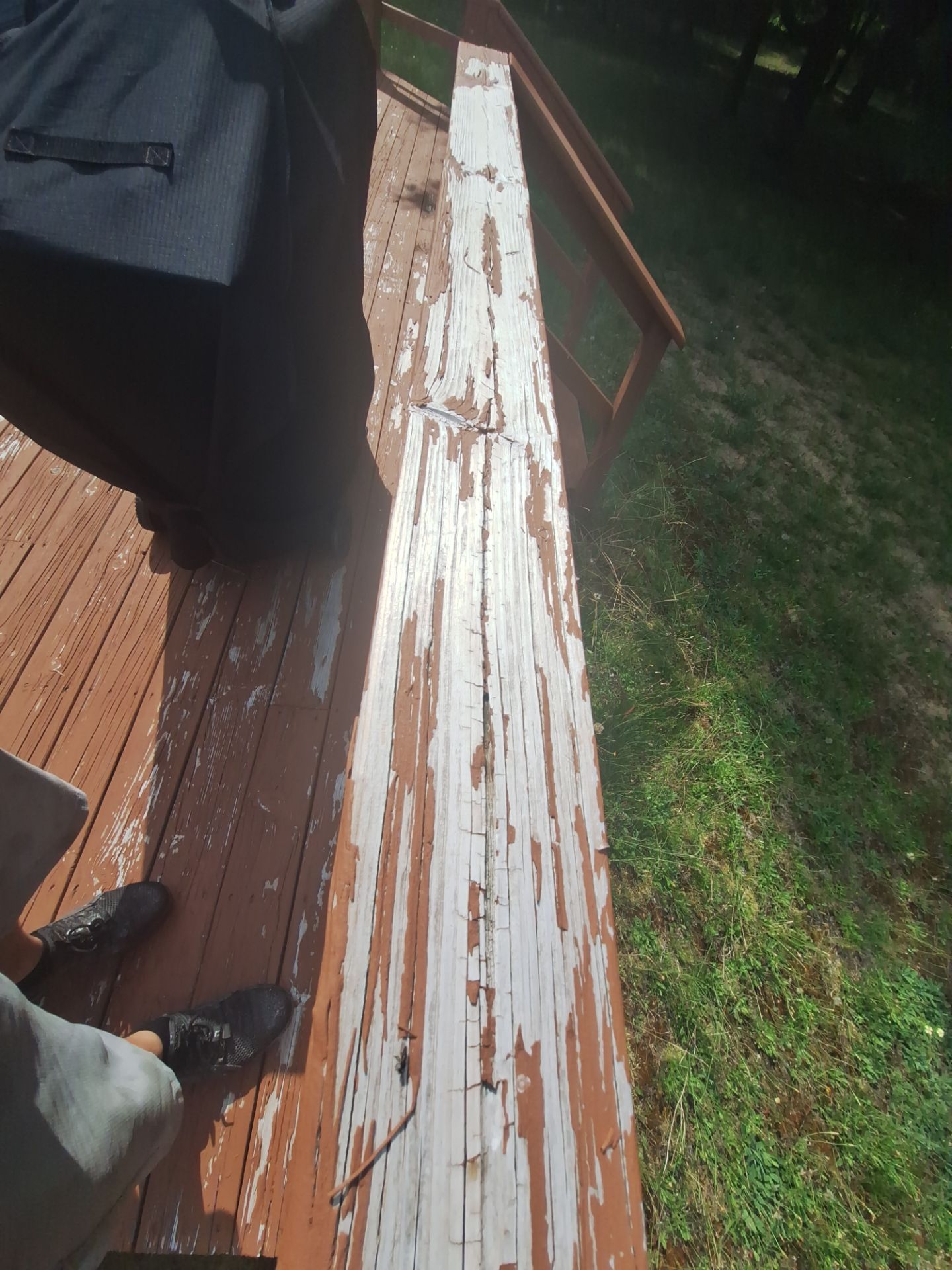 Deck staining and exterior foundation painting! by Gordon Painting