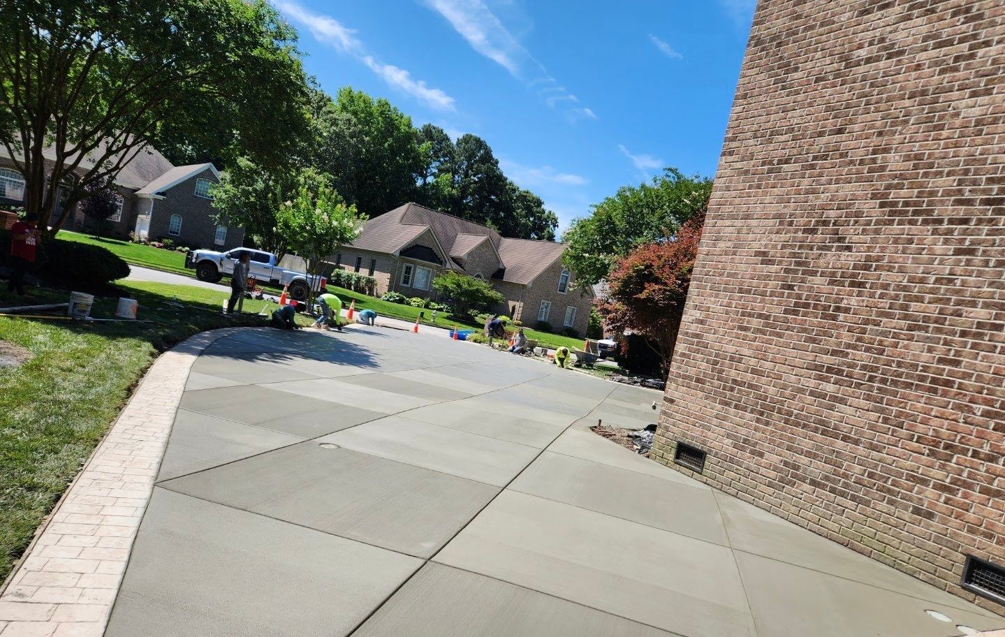 Project in Chesapeake by Sam The Concrete Man Virginia Beach