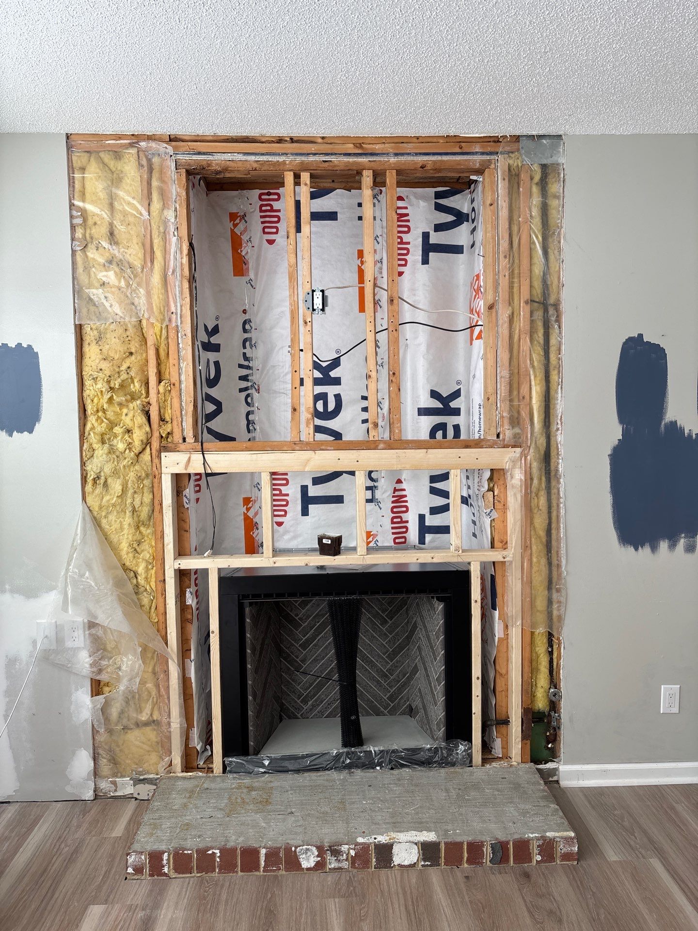 Gas Fireplace Installation in Chesapeake by Premier Chimney and Roofing