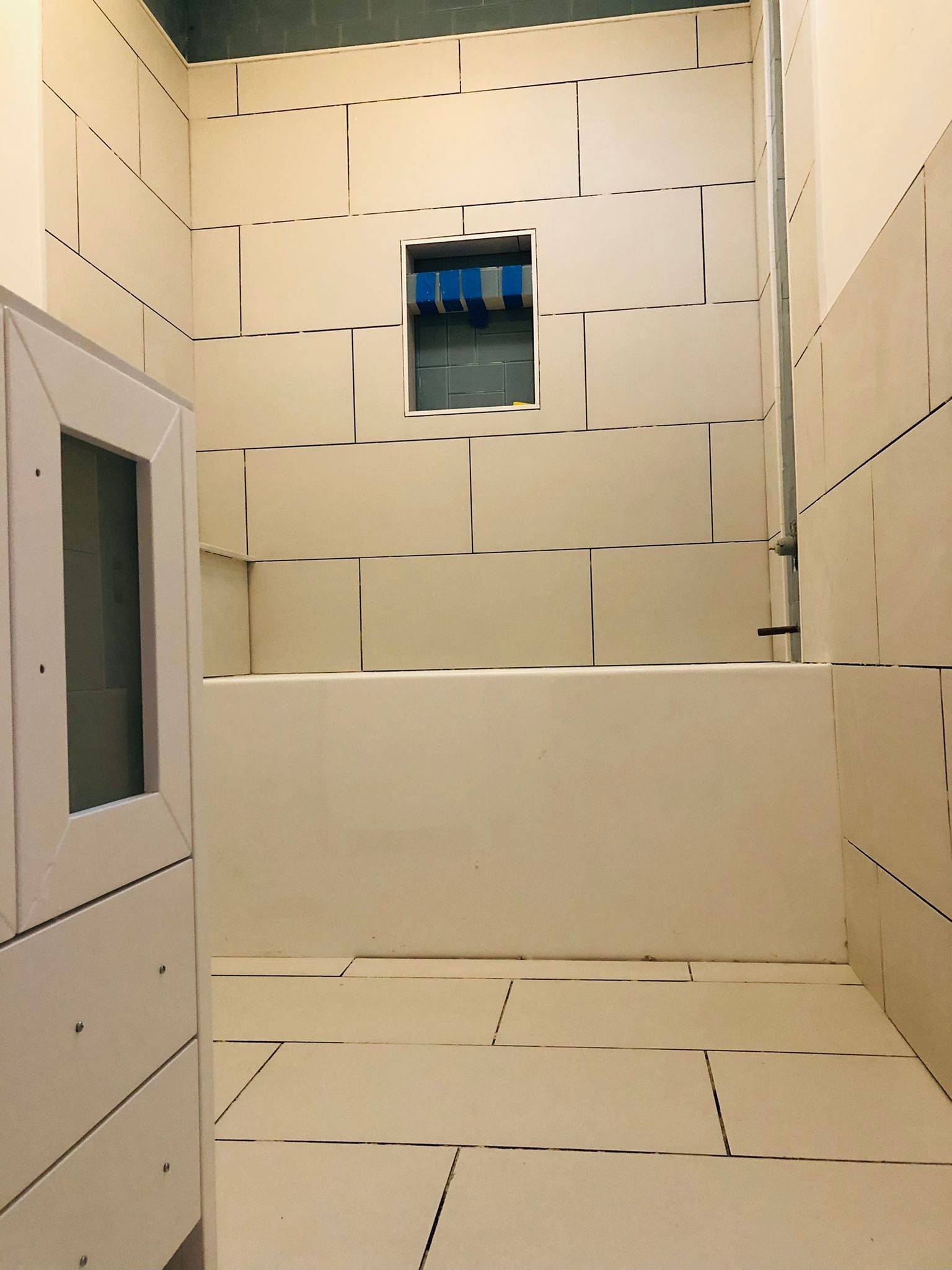 Bathroom Remodel using Tile by Home Concepts Construction