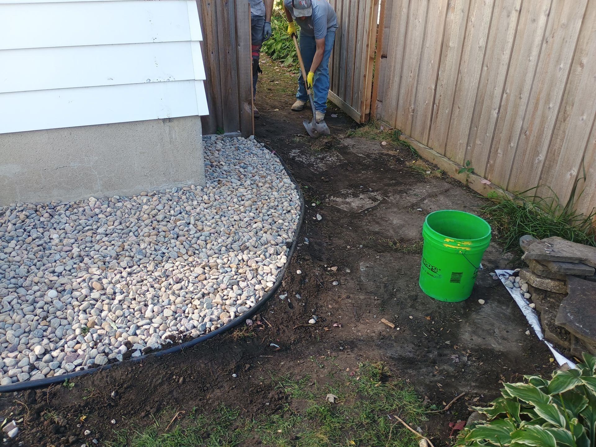 French Drain Installation for Michael by Waterproofing Northeast