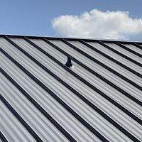 24ga 1.5" Snap-Lock Matte Black   by Total Roofing System The Metal Roof Experts