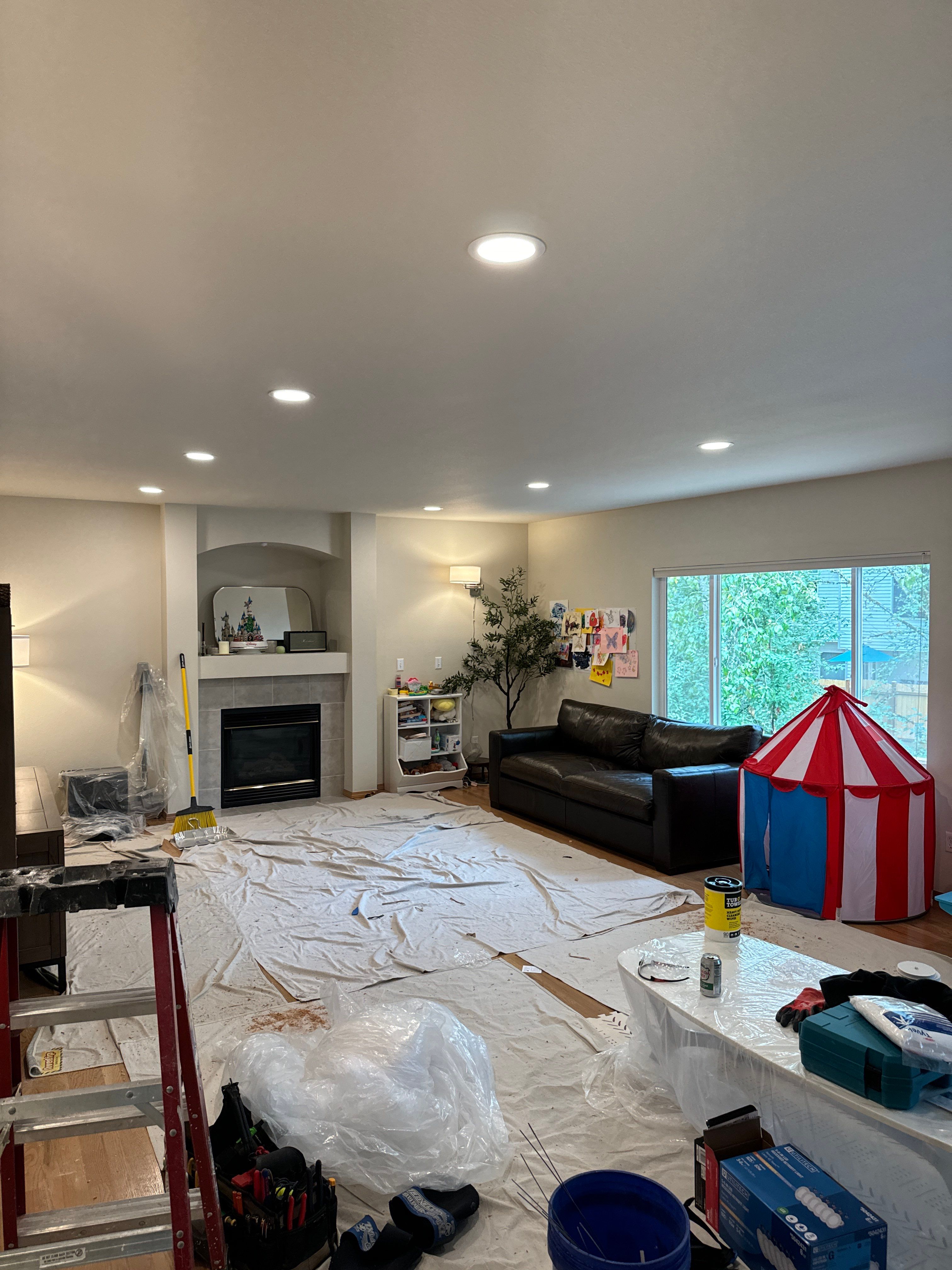 Redmond Living Room Lighting Upgrade by Renew Electric