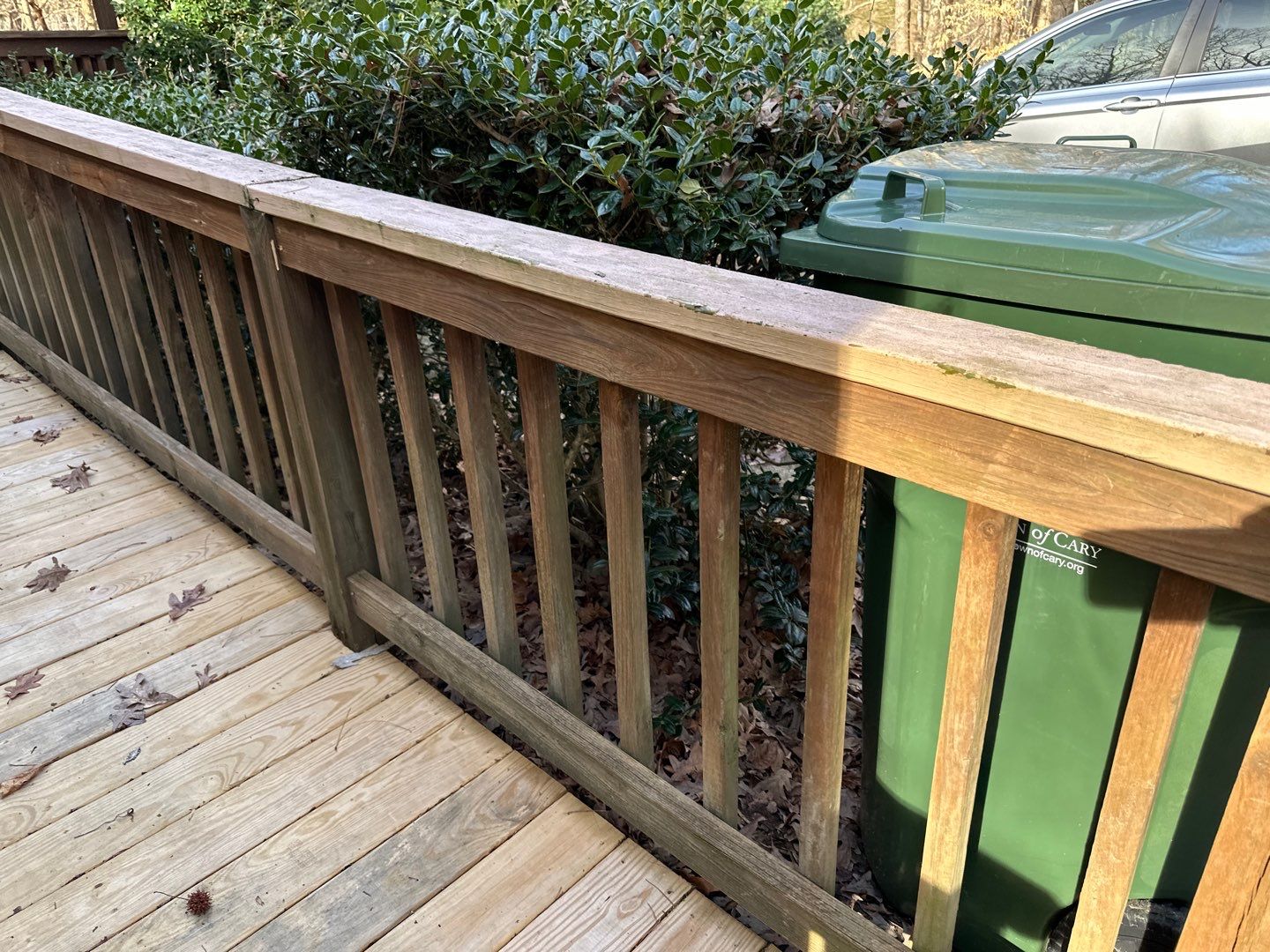 Weathered Deck using Wood Sealant by DuraSeal