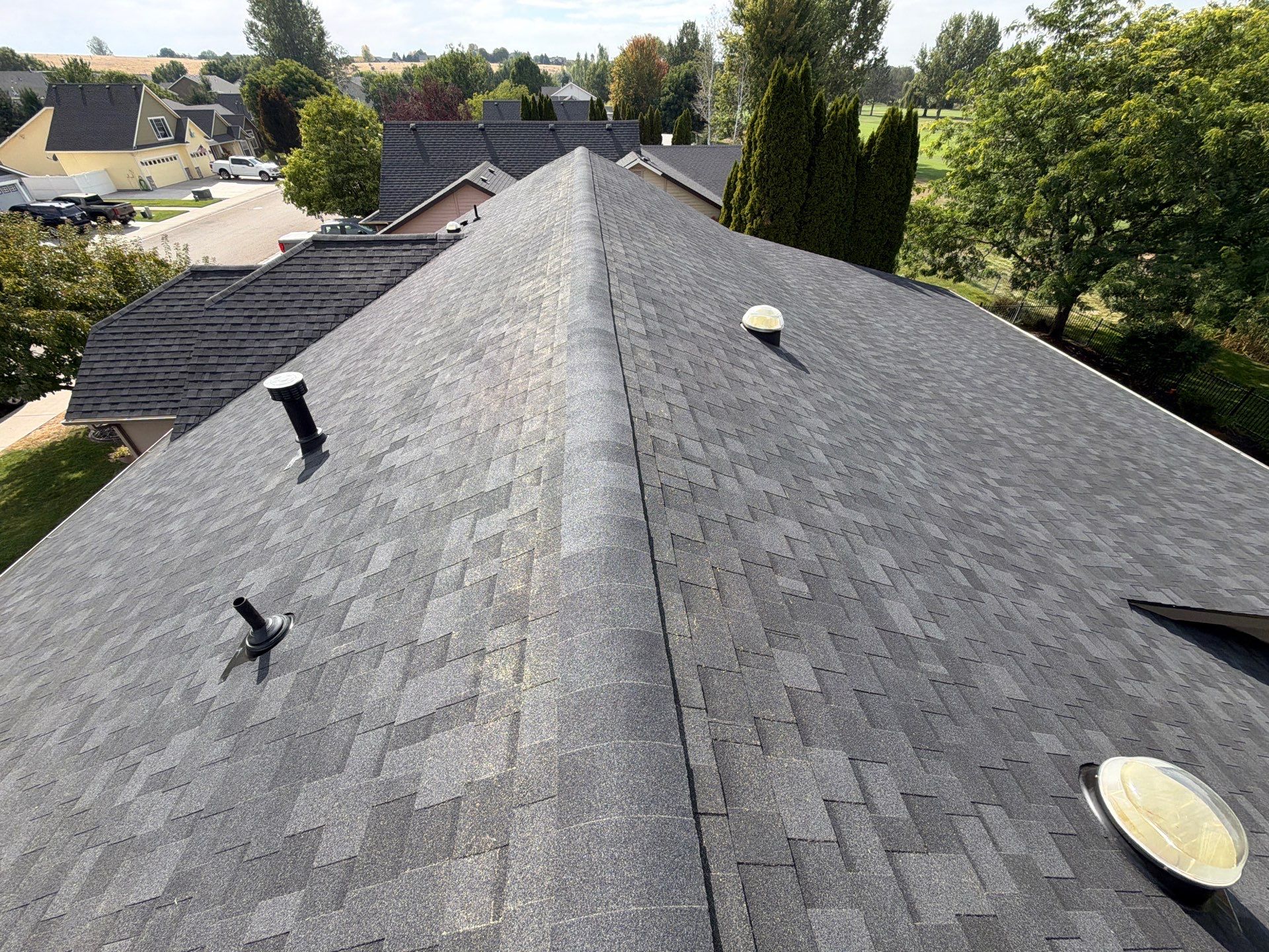 Residential Architectural Shingle Roof Replacement in Boise Idaho by Olive Roofing