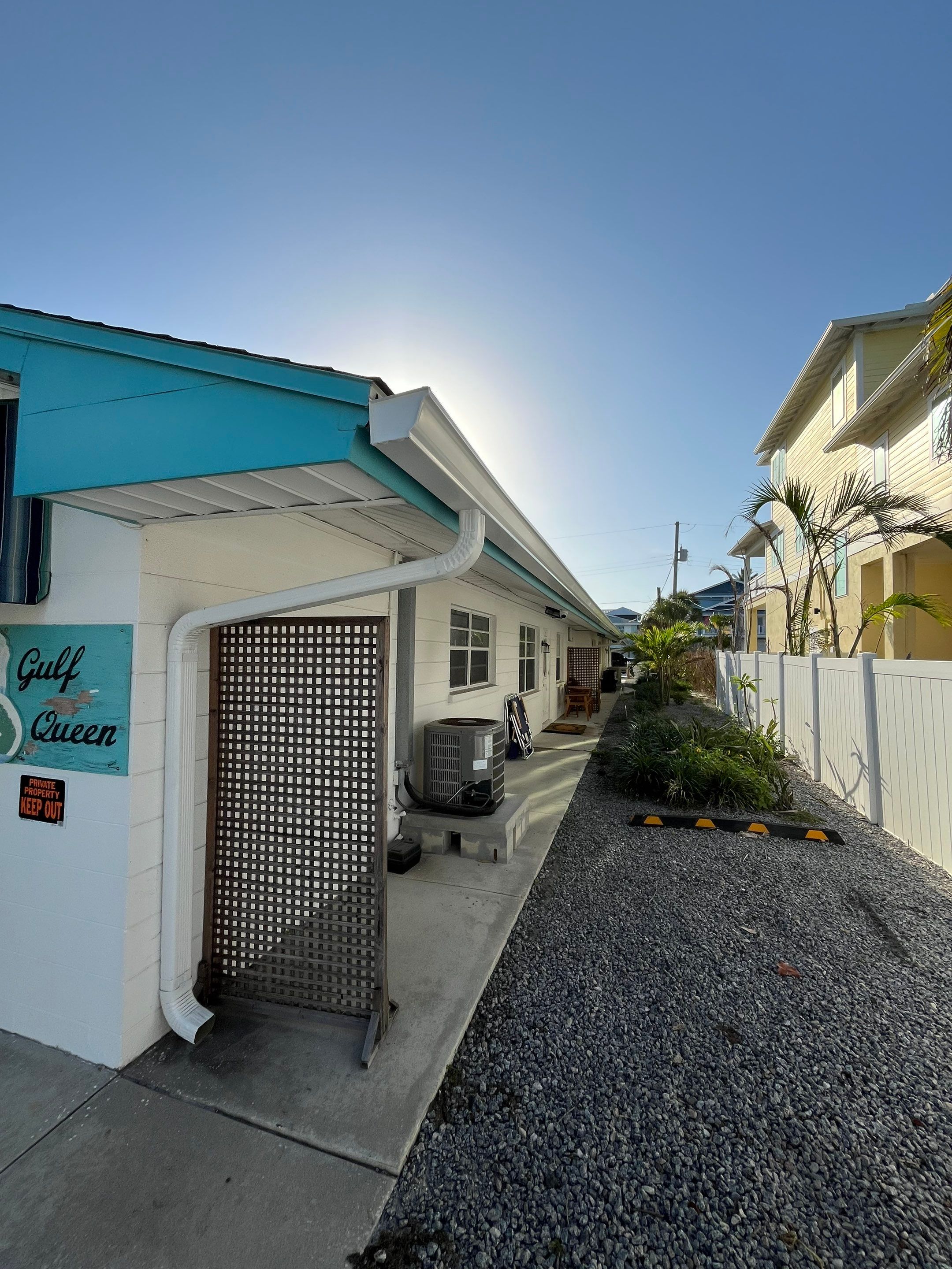Splash Guard Gutter System and 7-inch Installation in Anna Maria FL by Gutter Professors