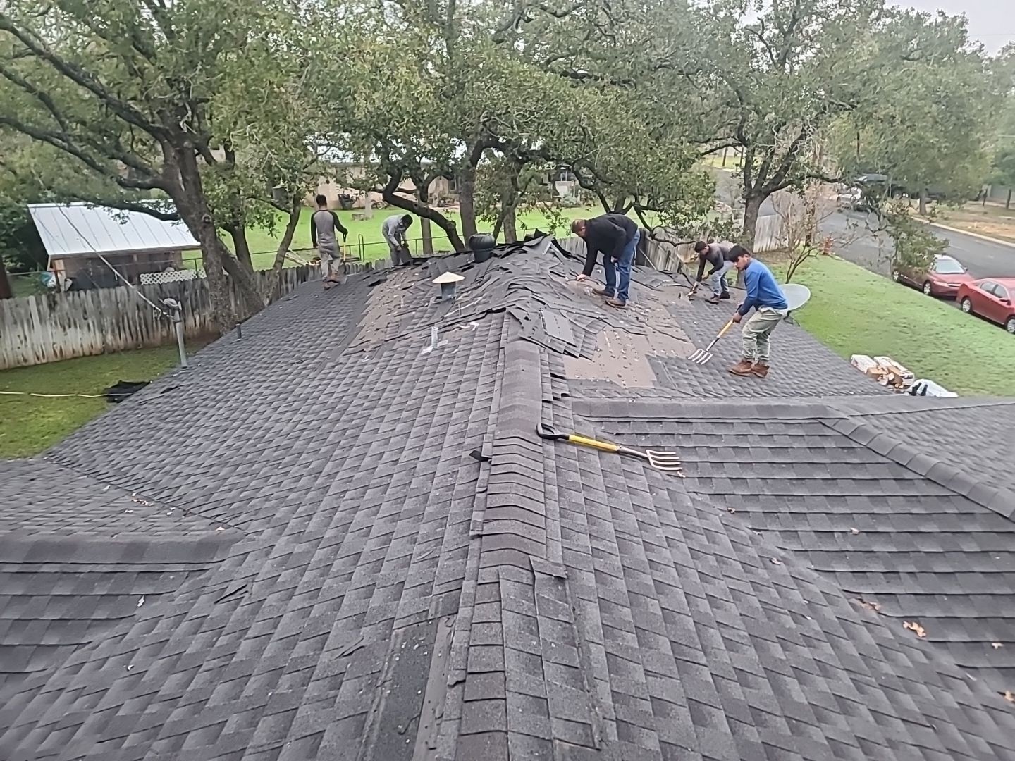 Complete Roofing Replacement With Malarkey Vista Shingles in Fredericksburg by Caliber Restoration LLC