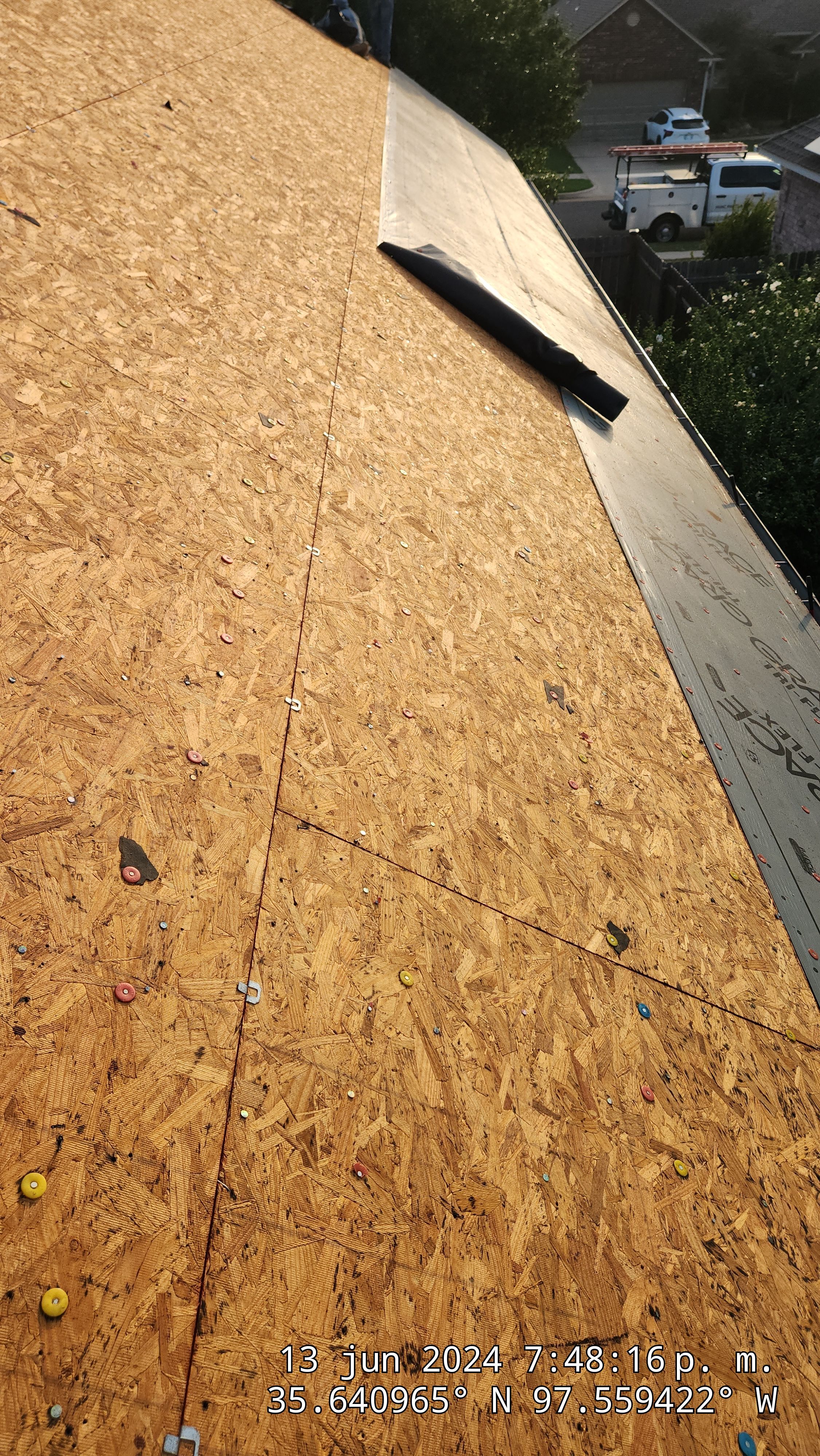Reroof using GAF HDZ in Charcoal by Castillo Roofing