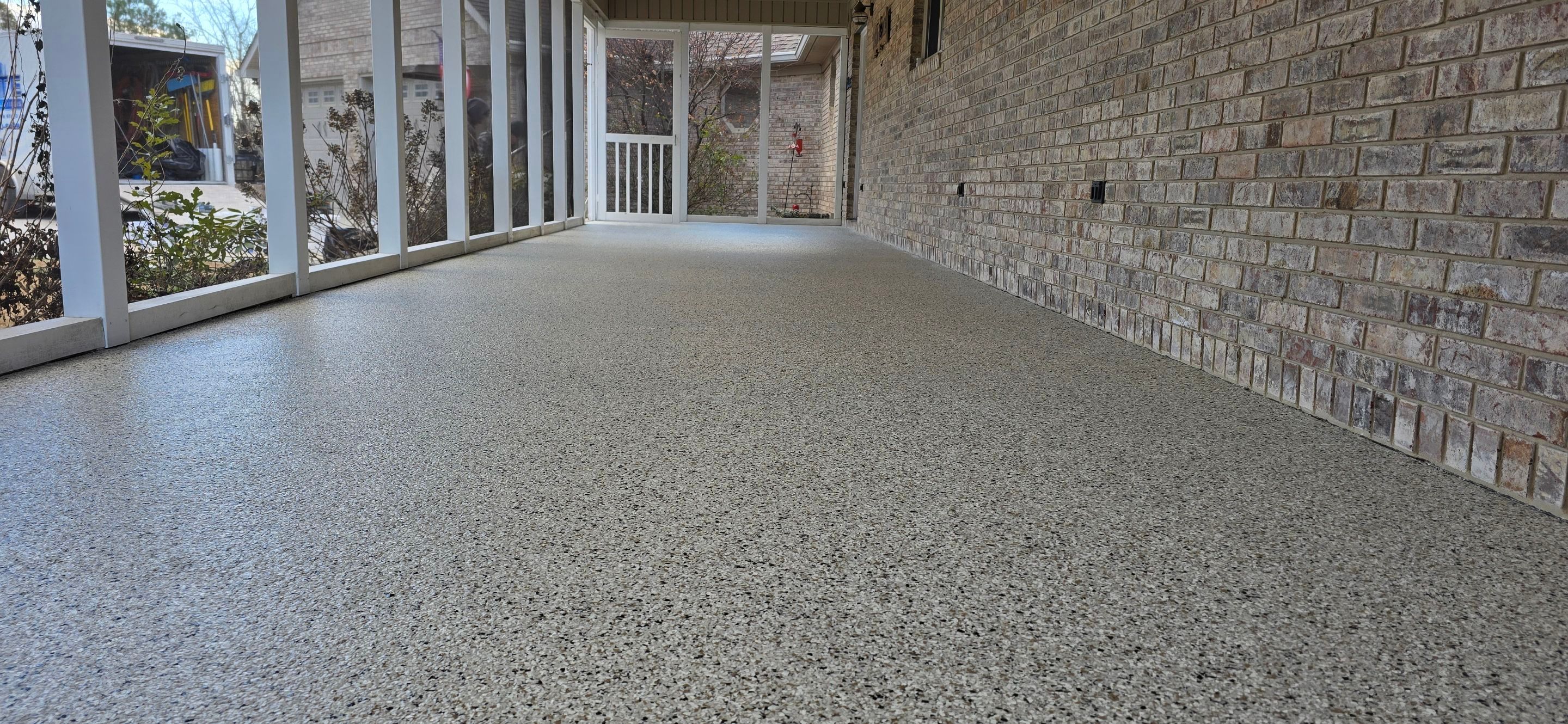 Patio Installation using Shoreline by Elite Floor Solutions