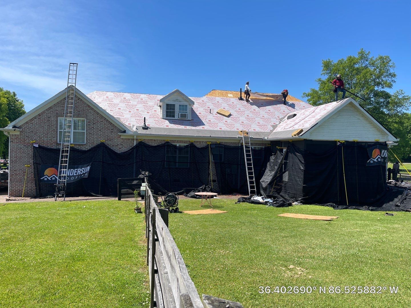 Residential Roofing Installation using Owens Corning Duration Shingles Roofing System by Undersun Roofing 
