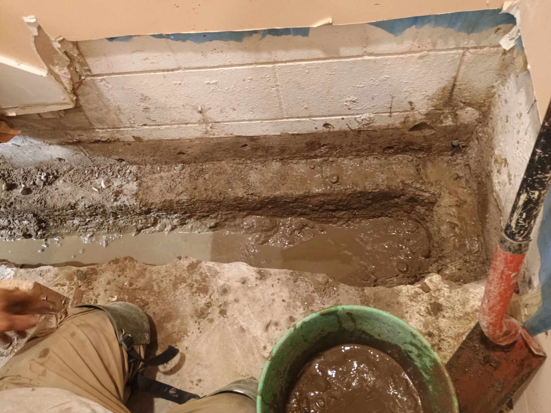 Interior Drain Tile Installation in Minnetonka, MN by Waterproofing Northeast